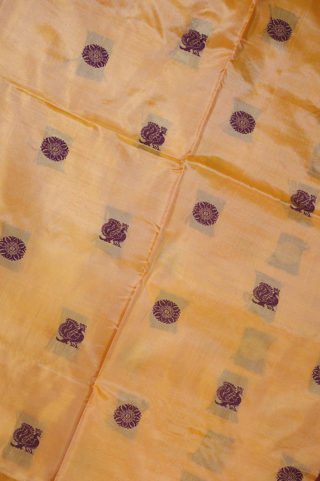 saddle-brown-peacock-banana-pith-sarees-bps000384-c