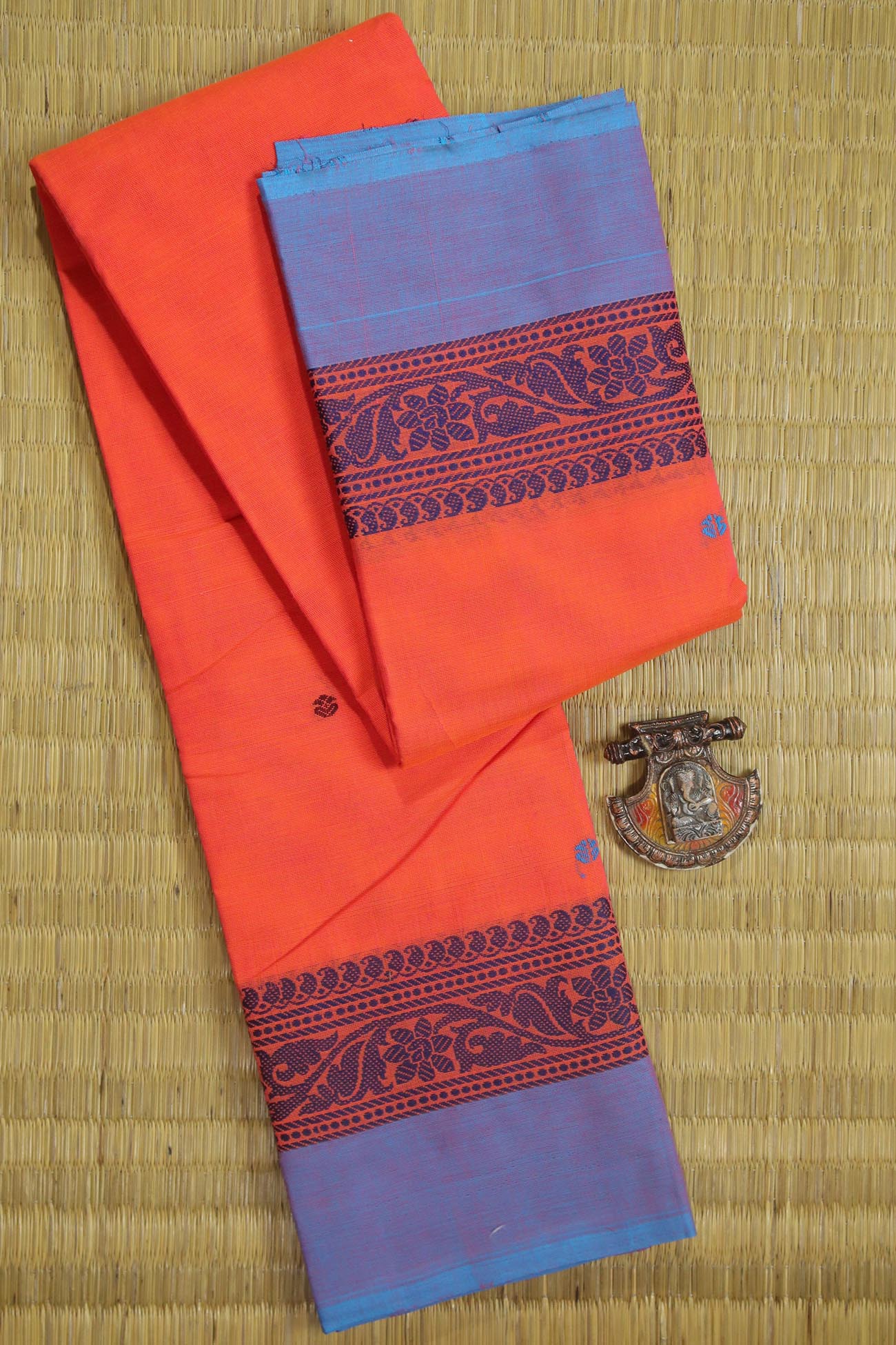 orange-flower-butta-sarees-bs001941-a