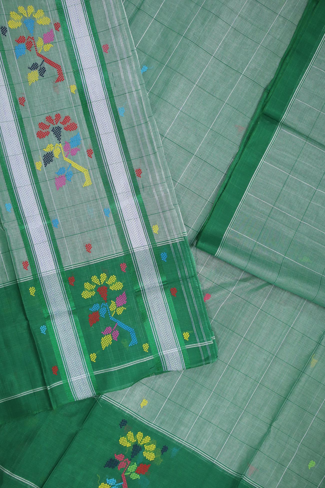 green-flower-chedi-butta-sarees-cb000493-b