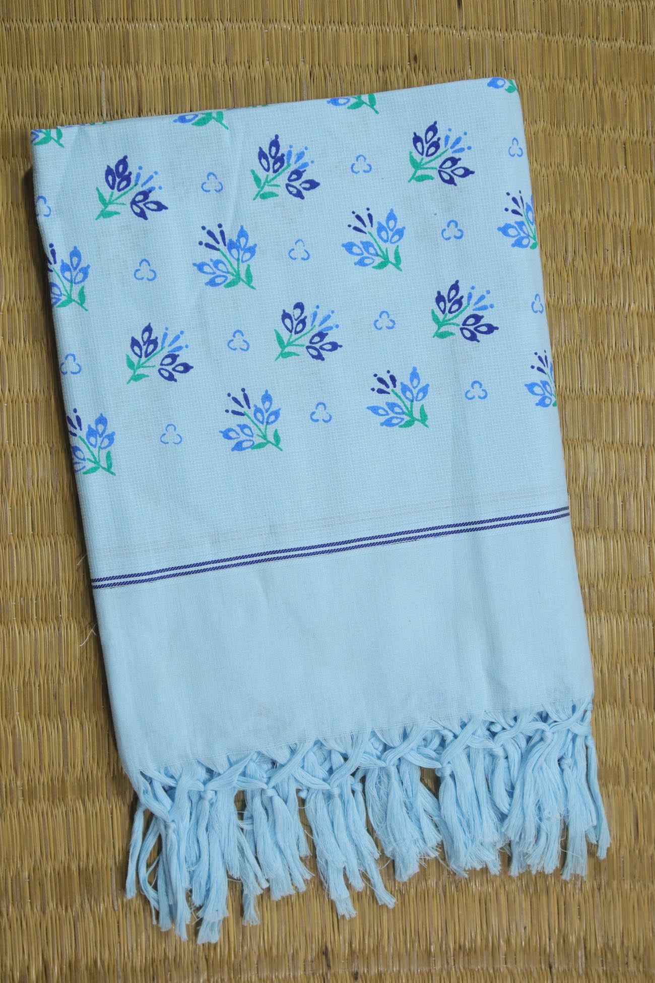 light-blue-floral-cotton-towels-cct000208-a