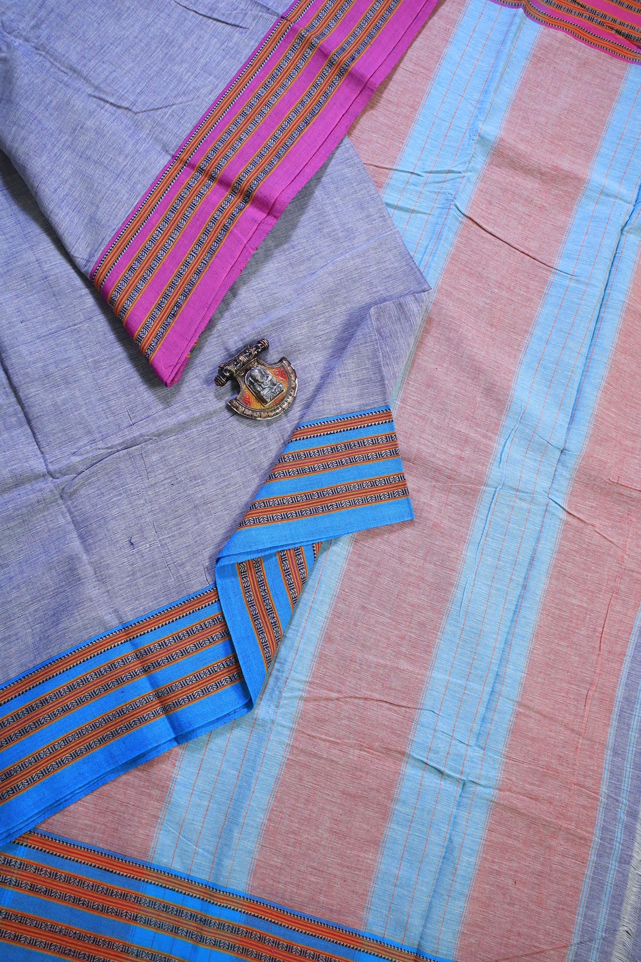 lavender-ruthratcham-checked-sarees-ck001263-a