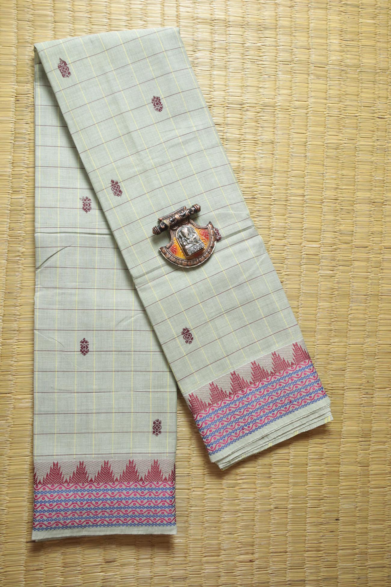 gray-temple-checked-sarees-ck001710-a