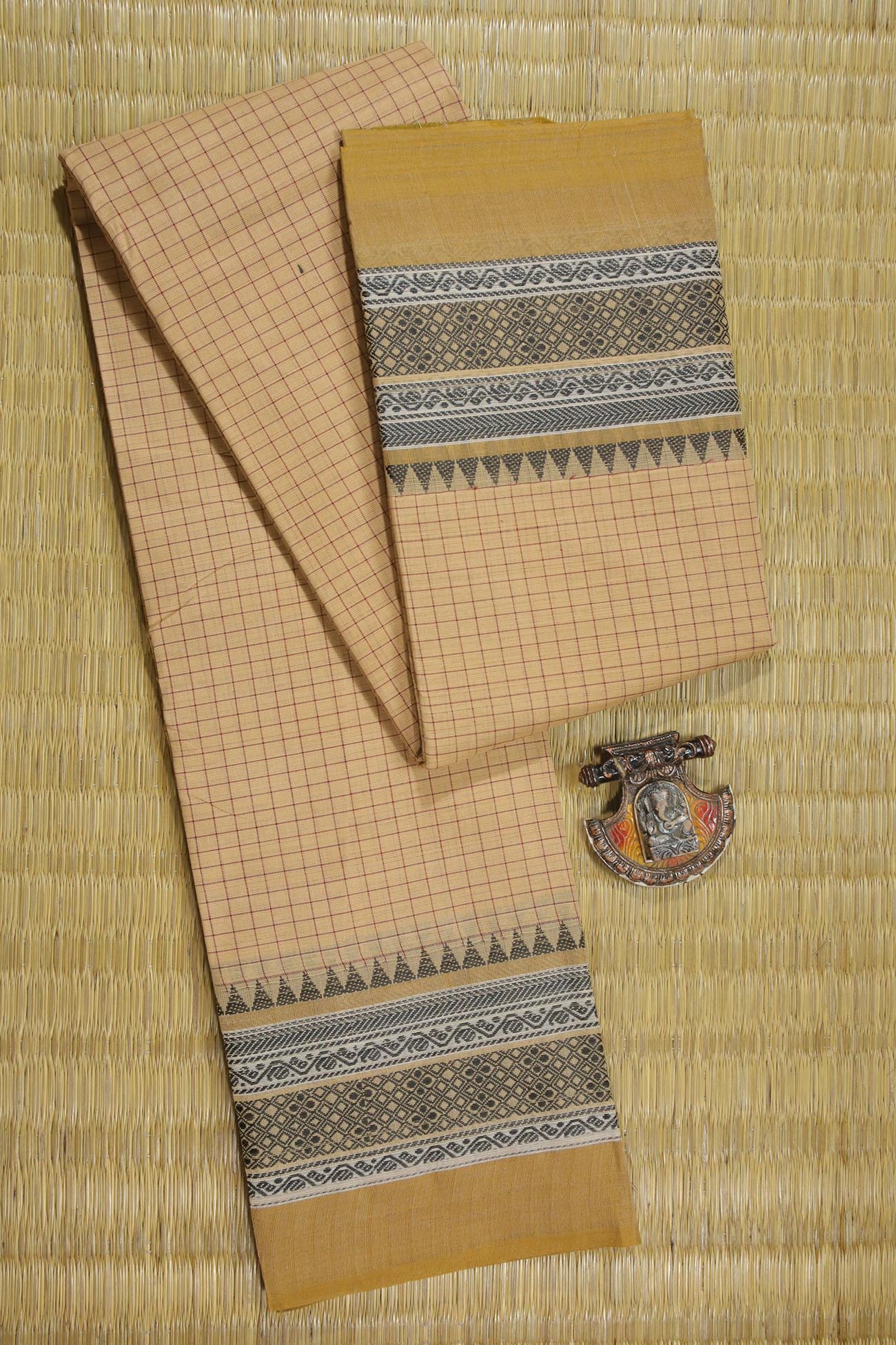 beige-temple-checked-sarees-ck002230-a