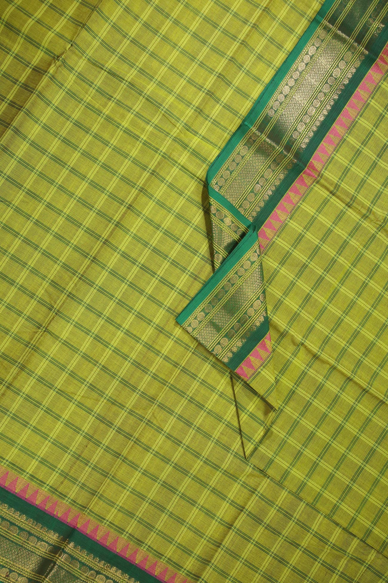 yellow-green-ruthratcham-checked-sarees-ckb000005-b