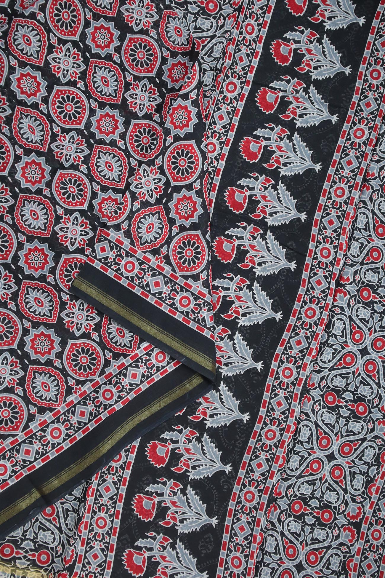 black-flower-chanderi-sarees-cs000542-b