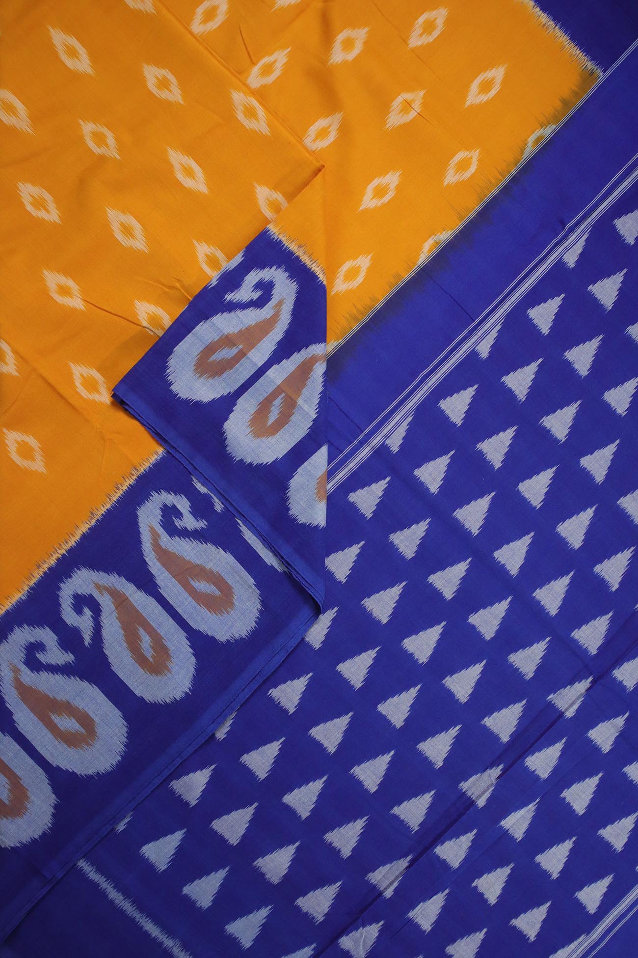 yellow-ikat-pochampally-sarees-is001181-b