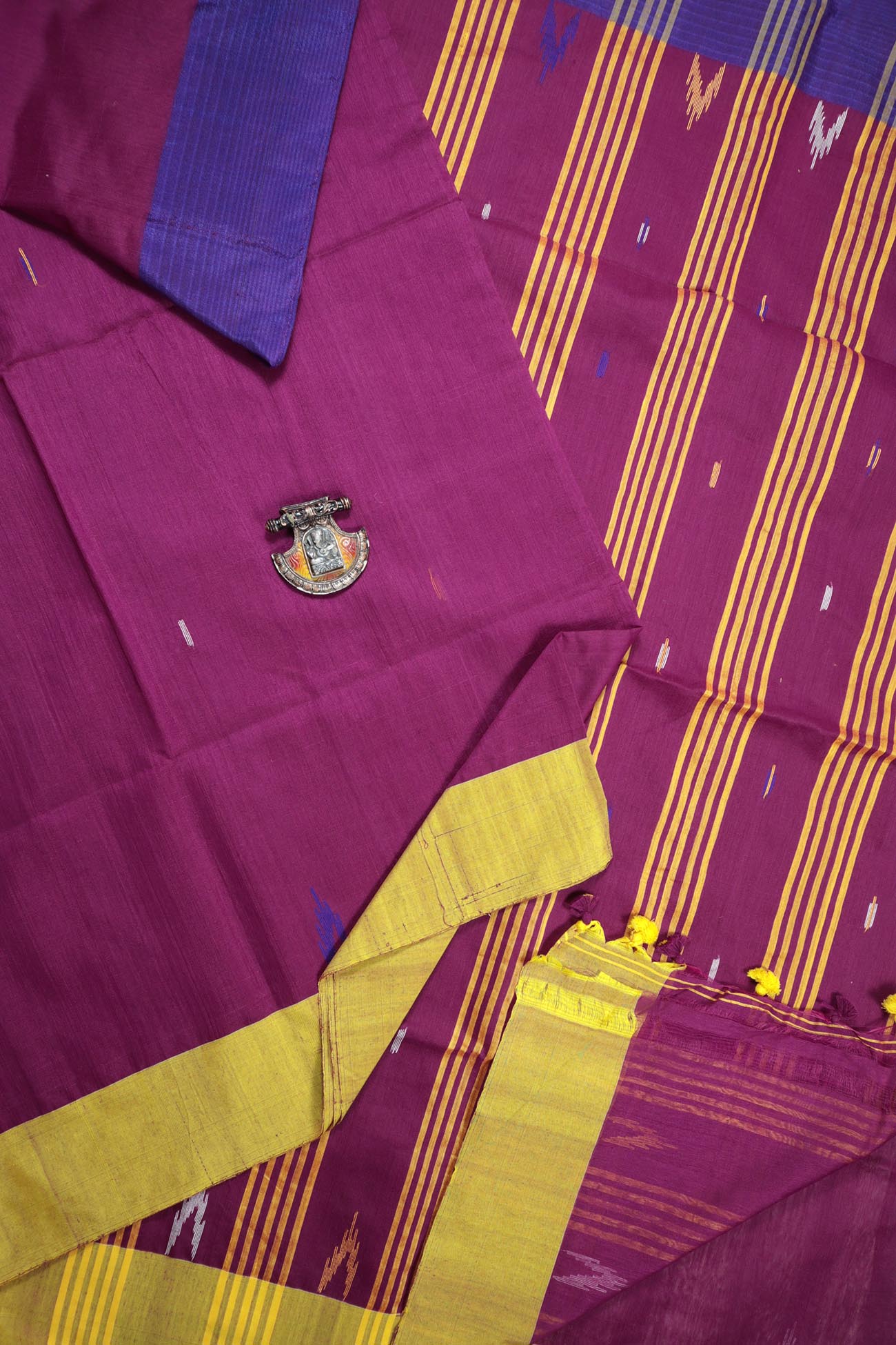 dark-magenta-temple-bengal-sarees-kh001468-a