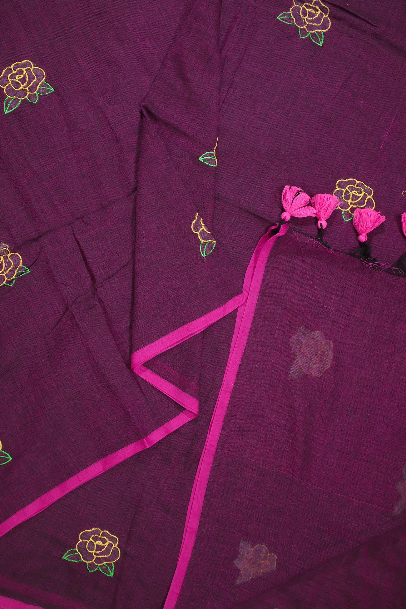 dark-magenta-flower-bengal-sarees-kh001735-b