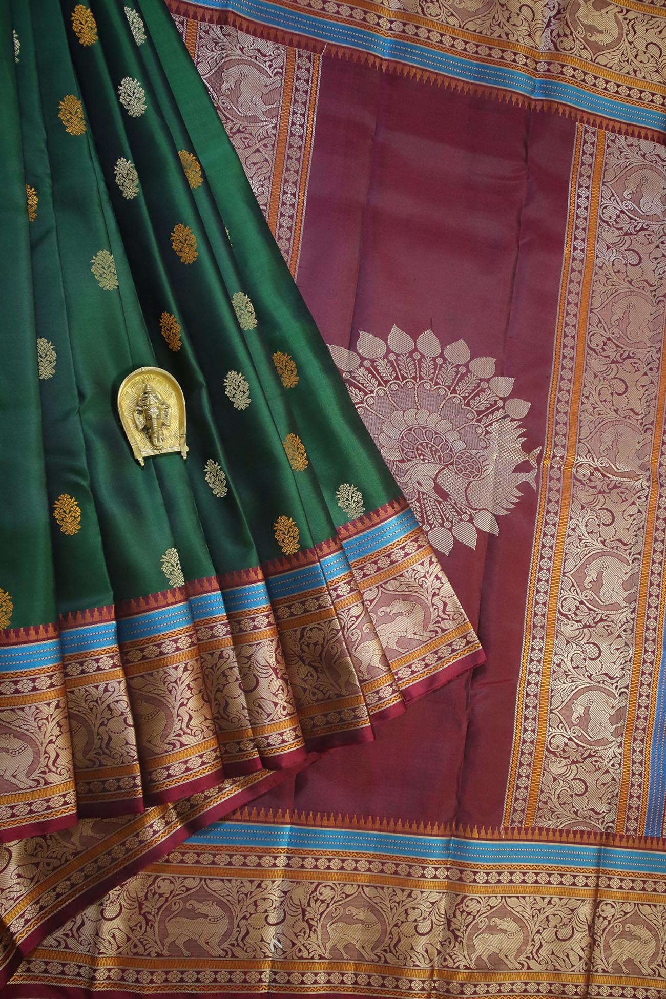 dark-green-vanasingaram-kanchipuram-silk-sarees-kss000161-a