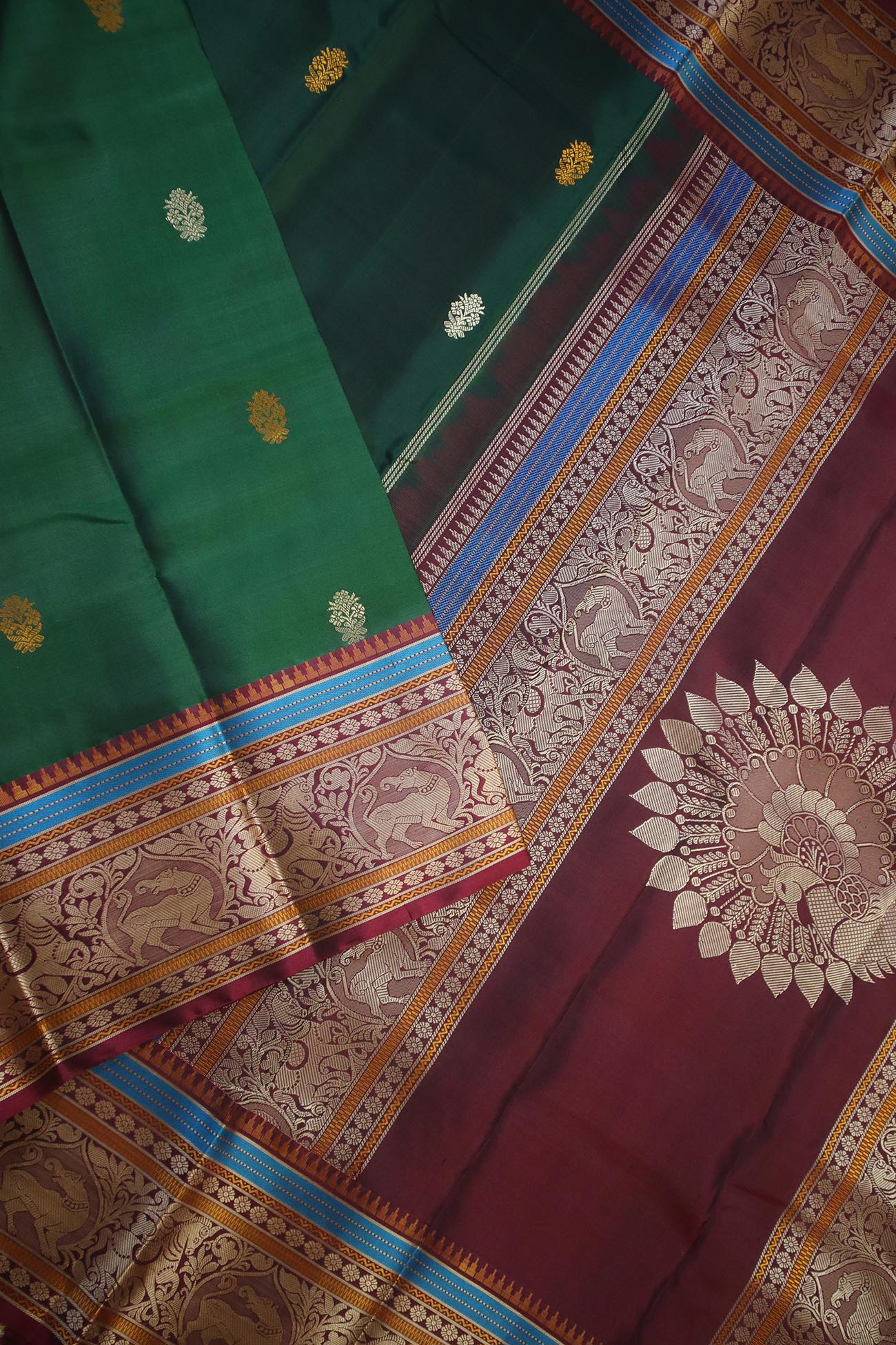 dark-green-vanasingaram-kanchipuram-silk-sarees-kss000161-d