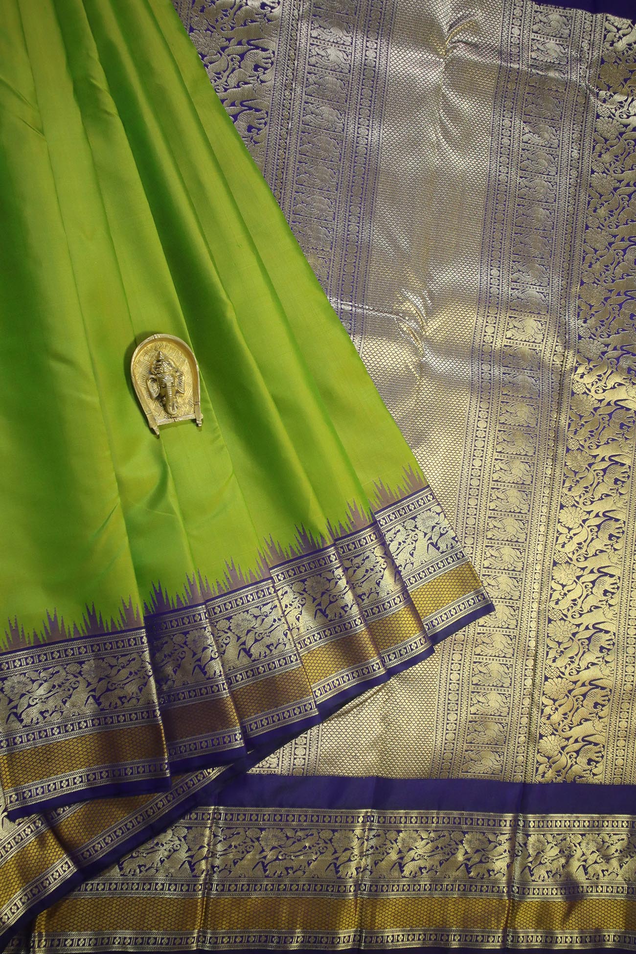 lawn-green-thalampoo-kanchipuram-silk-sarees-kss000178-a