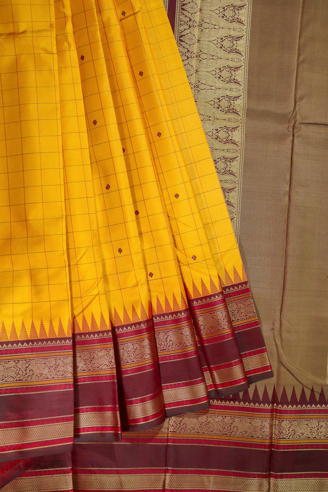 yellow-checked-kanchipuram-silk-sarees-kss000510-a