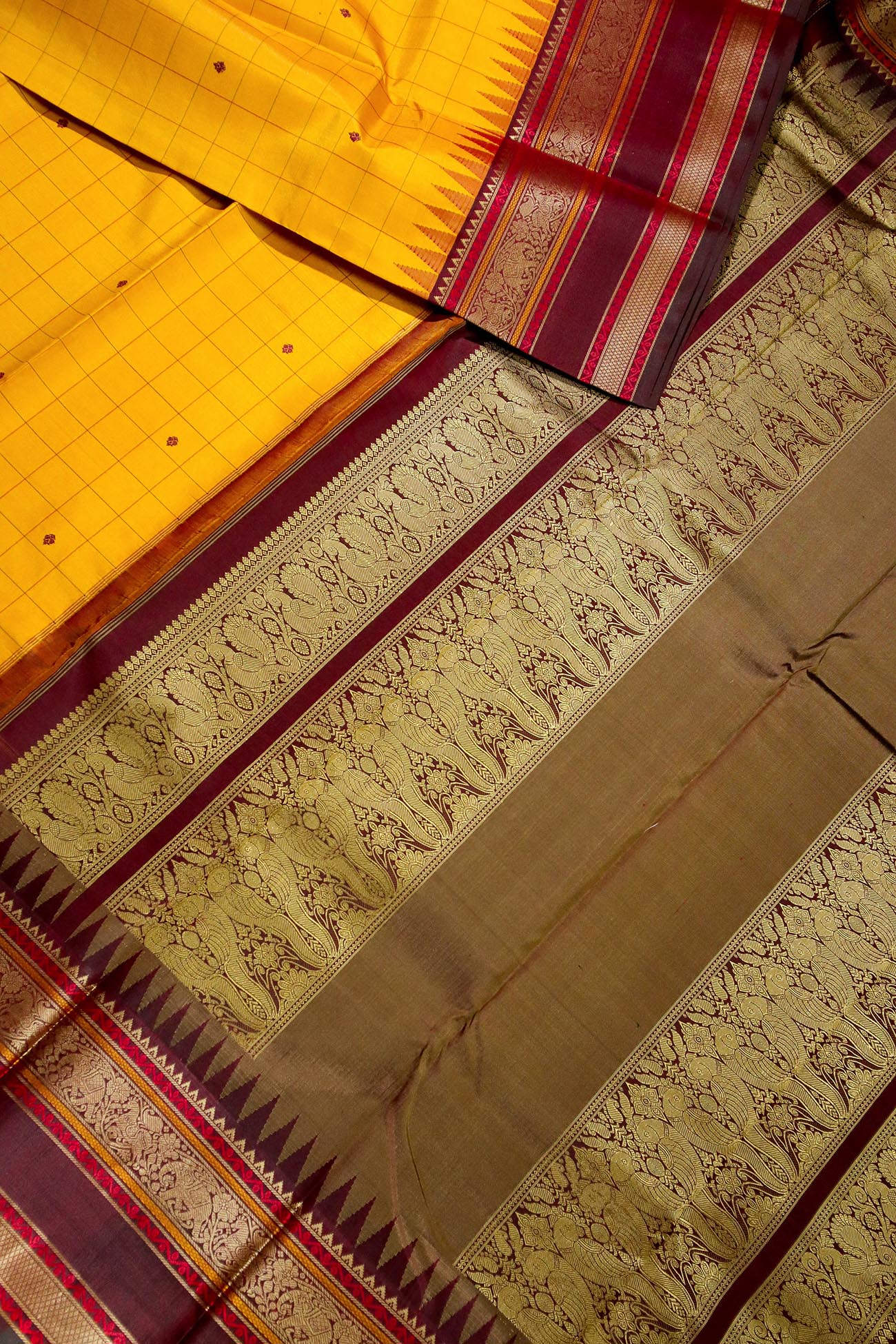 yellow-checked-kanchipuram-silk-sarees-kss000510-b