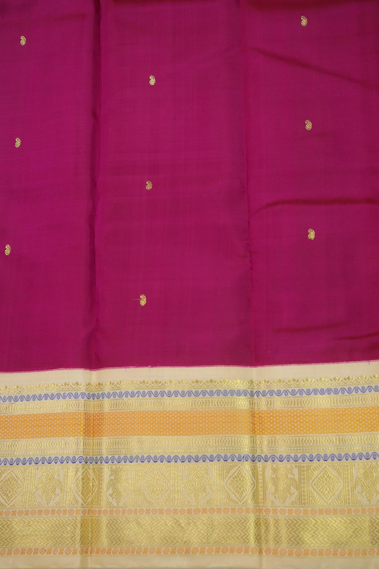 magenta-leaf-kanchipuram-silk-sarees-kss000523-g