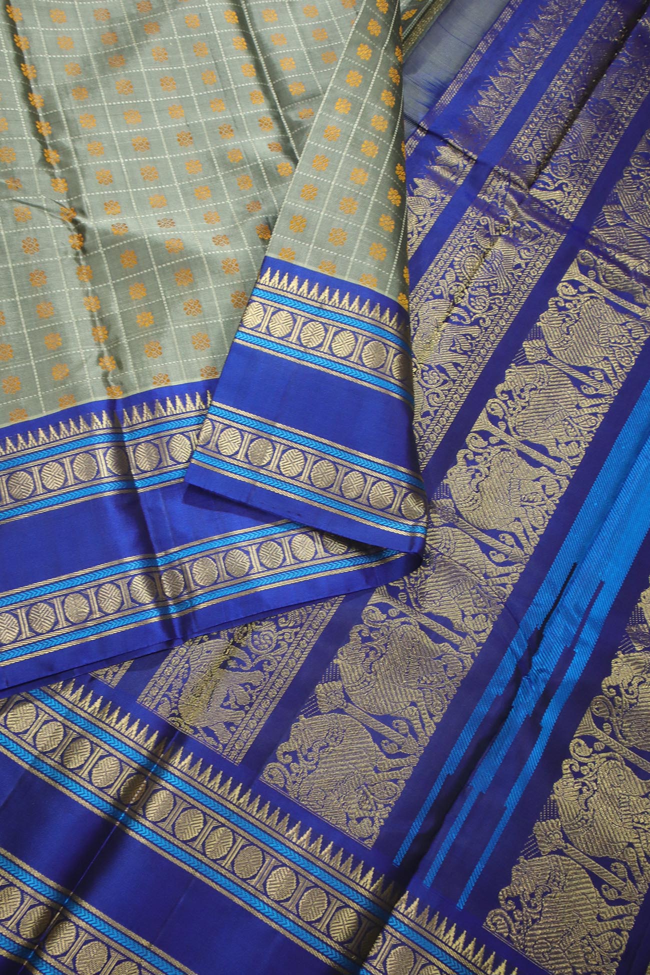 dim-gray-thousand1000-butta-kanchipuram-silk-sarees-kss000531-d