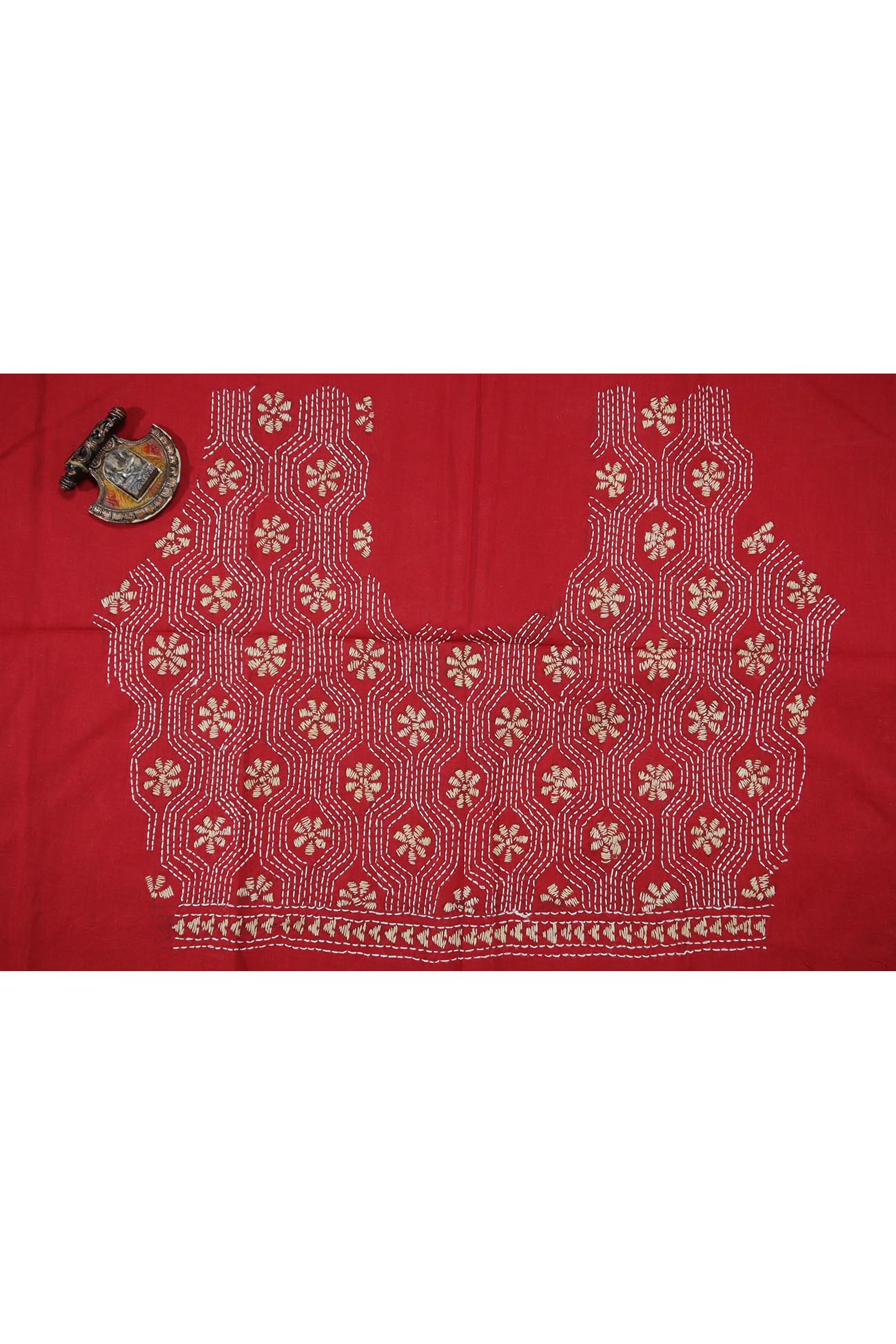 red-flower-kantha-work-blouse-fabric-kwb001968-a