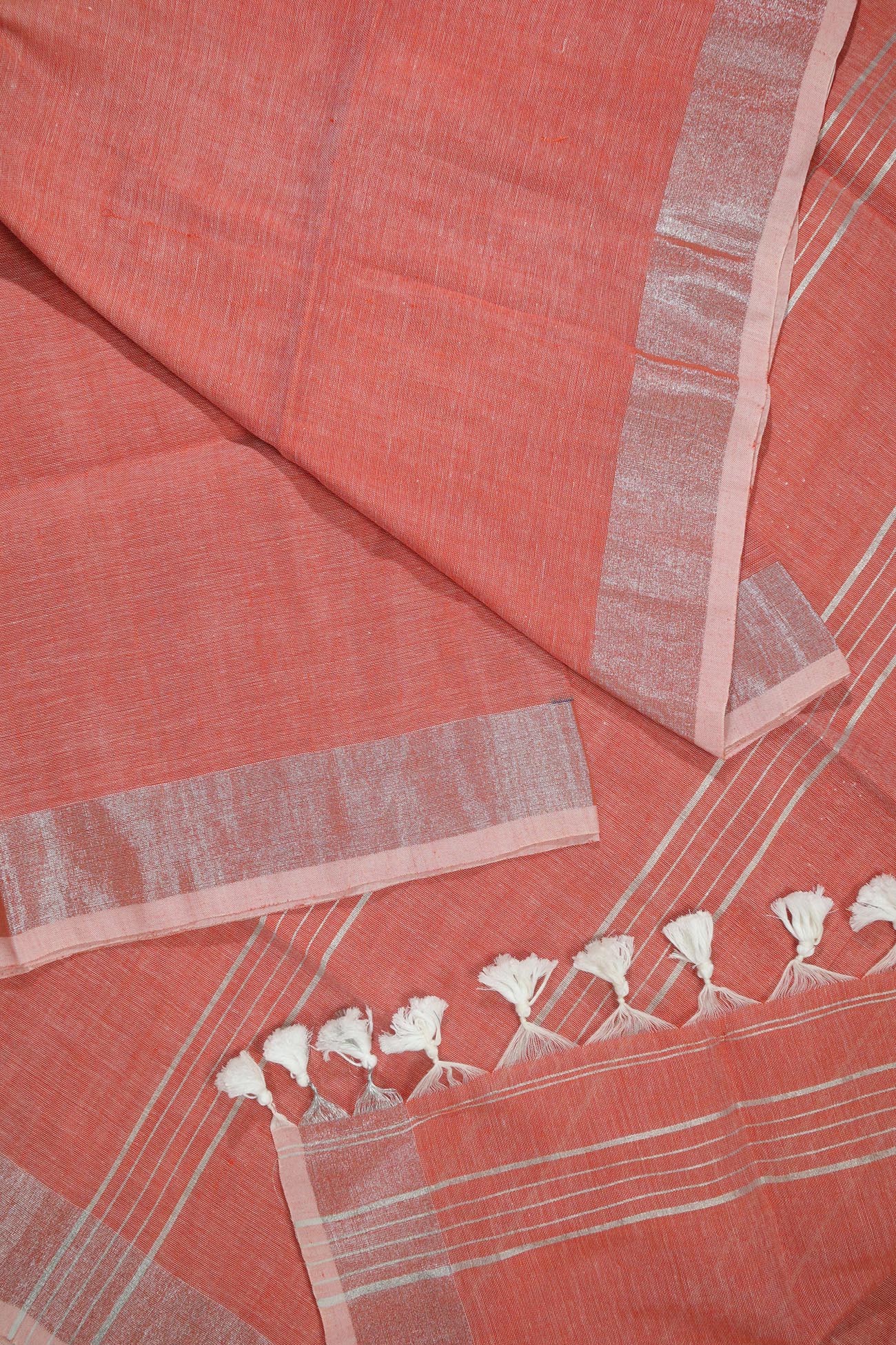 light-coral-no-design-linen-printed-sarees-lnp000047-c