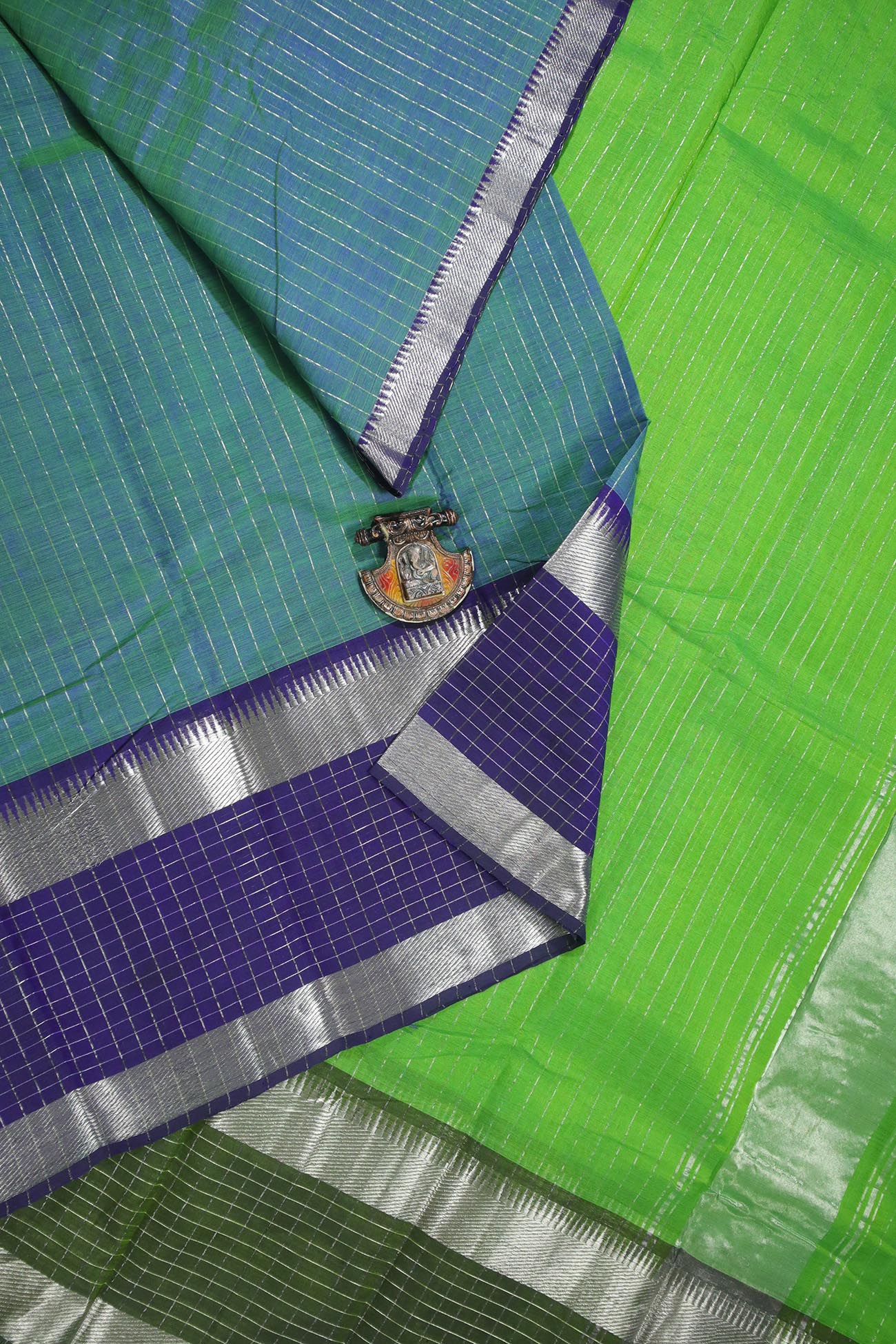 medium-aquamarine-checked-mangalagiri-silk-cotton-sarees-mls000480-a