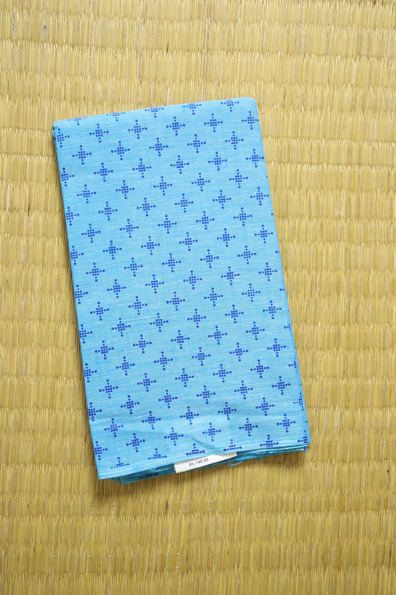 sky-blue-flower-narayanpet-fabric-soft-cotton-fabric-pf000153-a