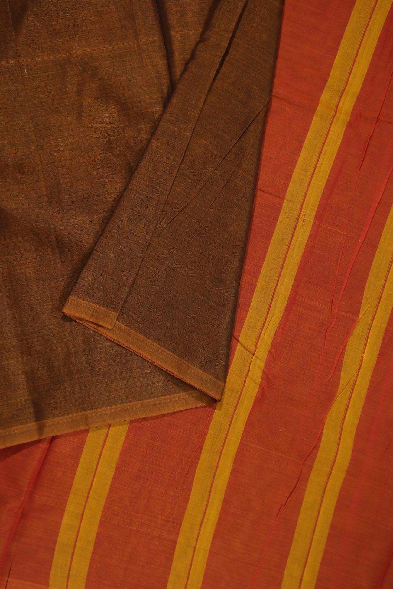 saddle-brown-no-design-narayanpet-sarees-pk001376-b