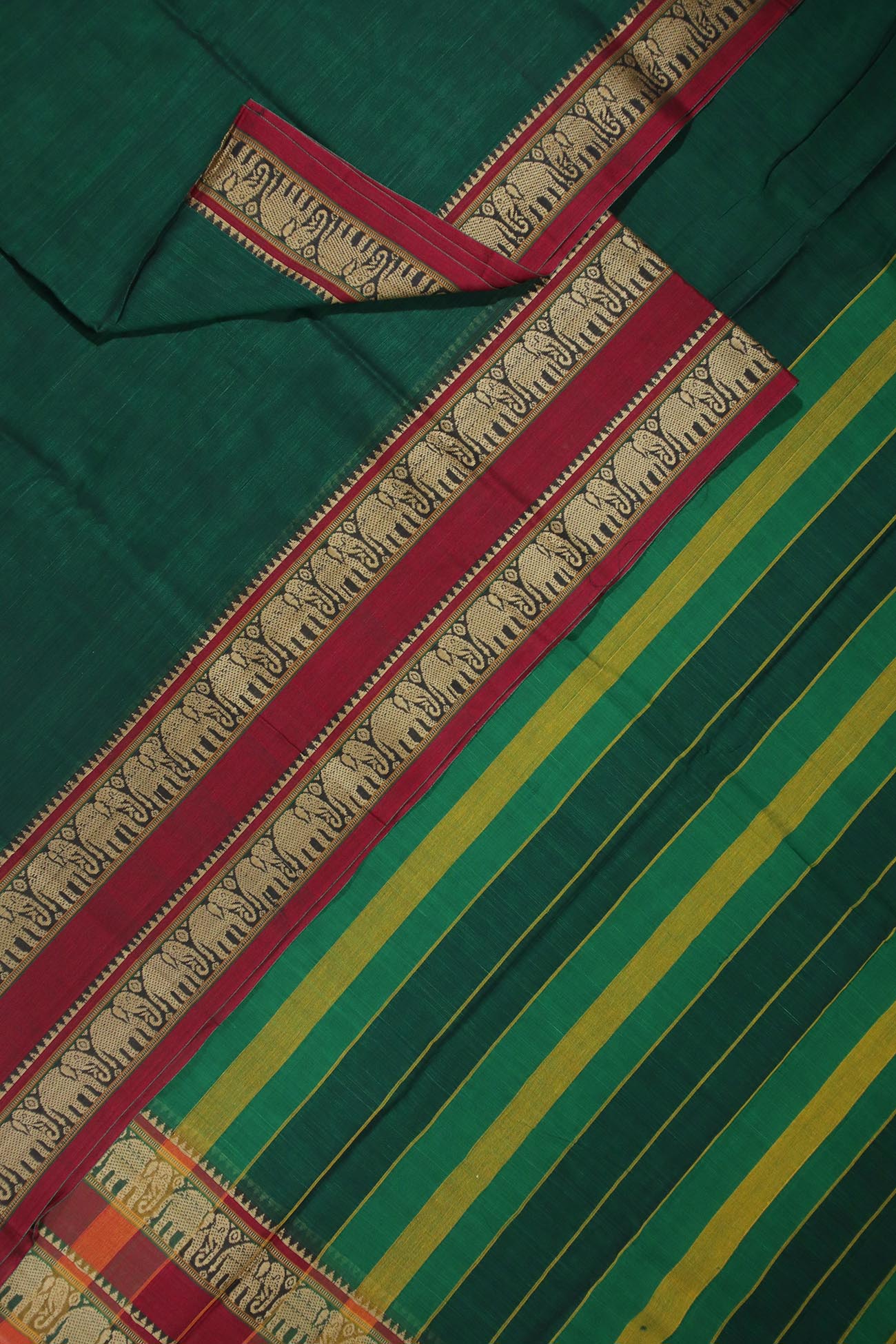 dark-green-elephant-narayanpet-sarees-pk001725-b