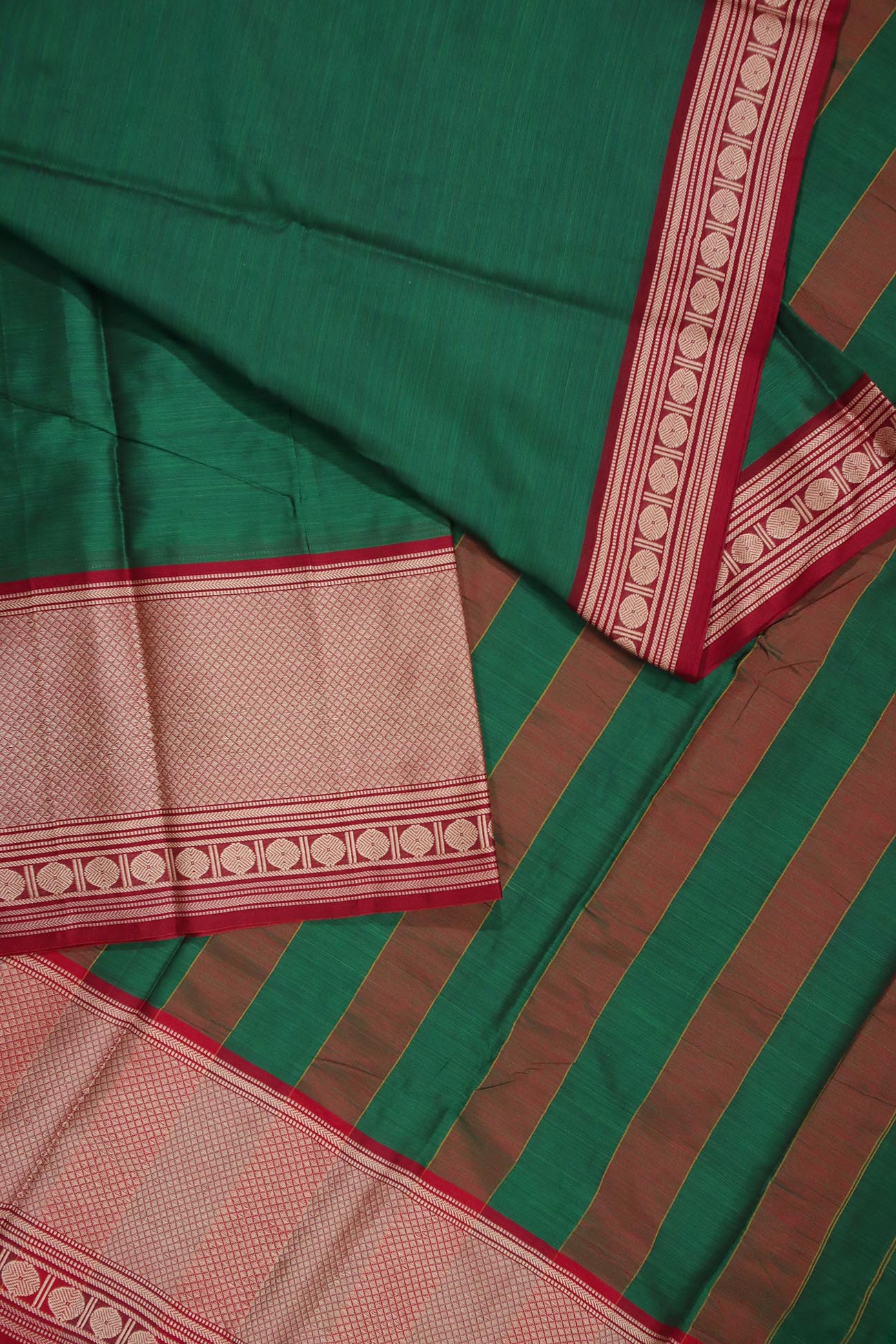 dark-green-ruthratcham-narayanpet-sarees-pk001924-b