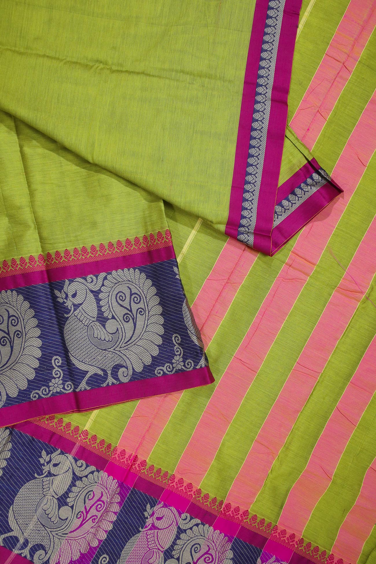 light-green-peacock-narayanpet-sarees-pk002008-b