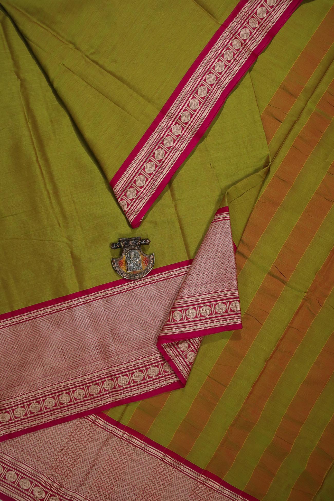 yellow-green-ruthratcham-narayanpet-sarees-pk002023-a