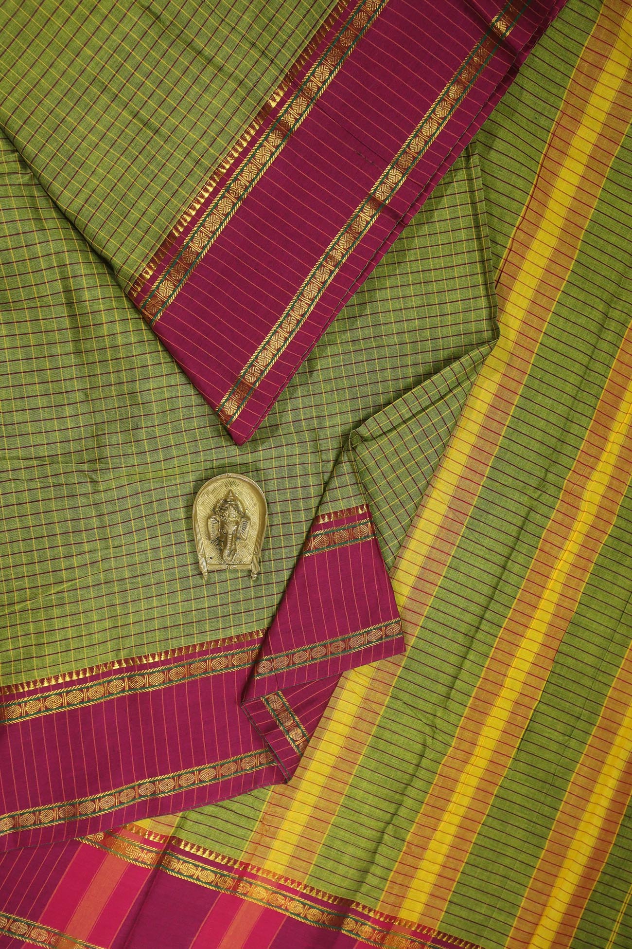 green-ruthratcham-narayanpet-sarees-pk002242-a