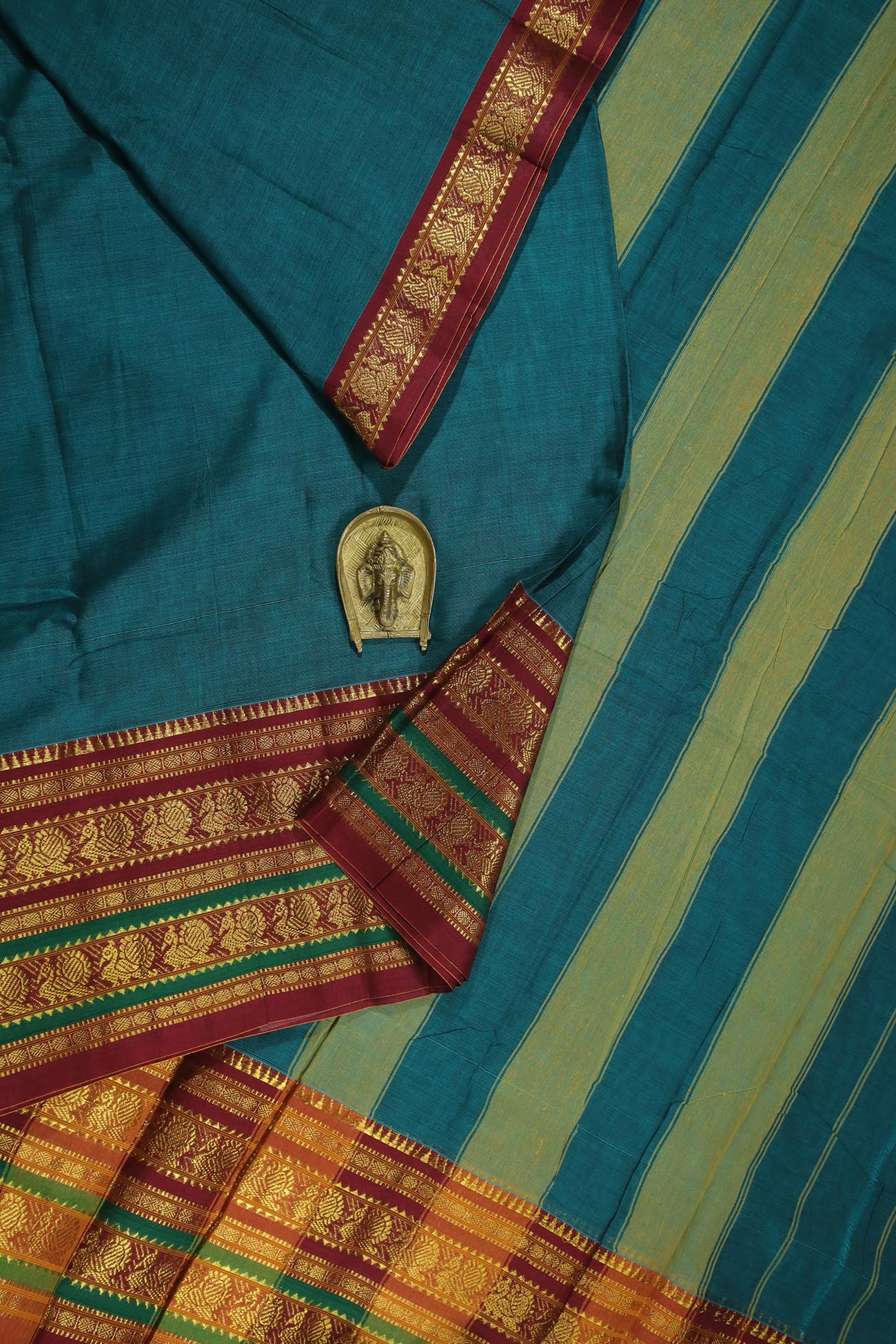 dark-cyan-peacock-narayanpet-sarees-pk002258-a