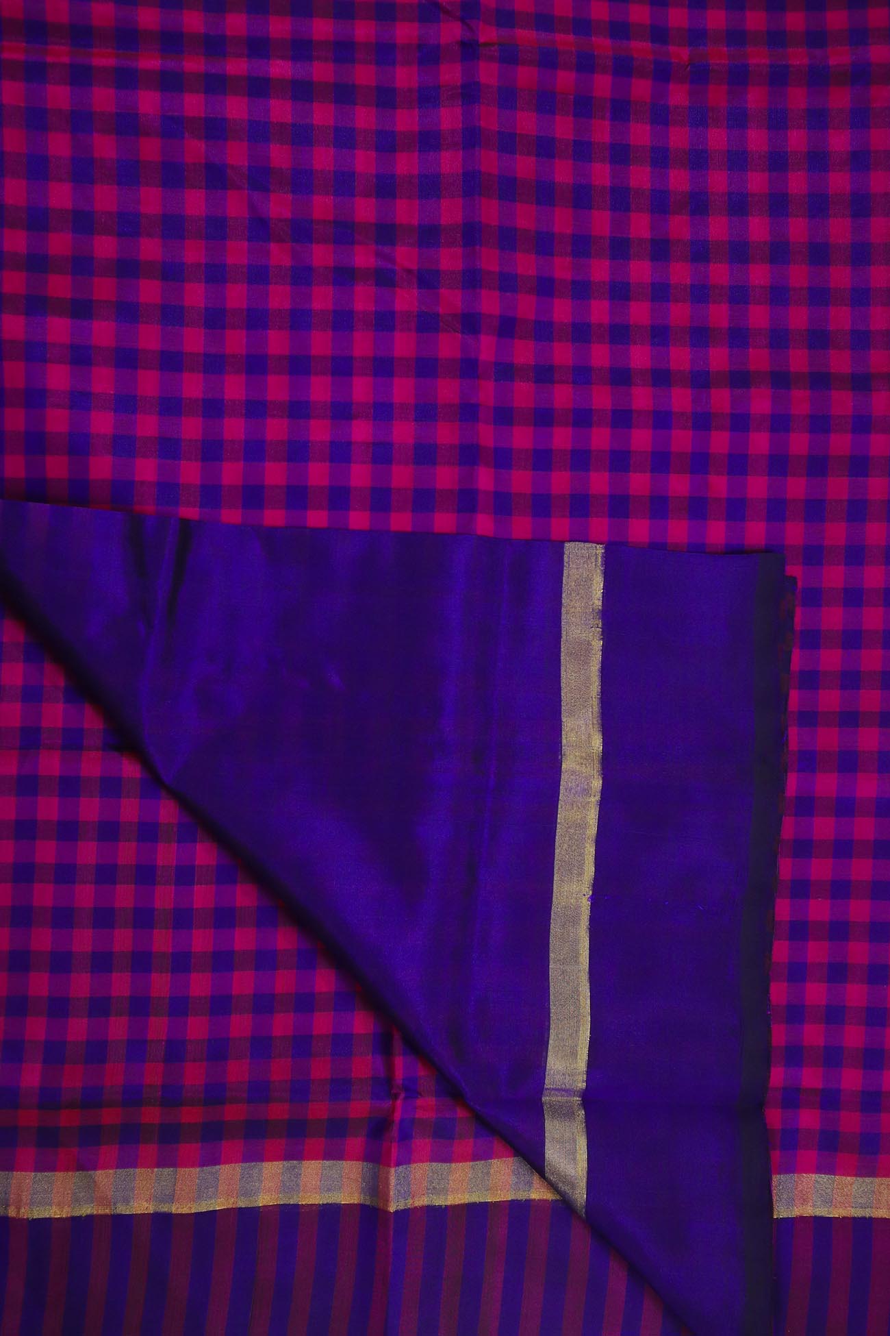 pink-checked-cotton-silk-sarees-sc001520-c