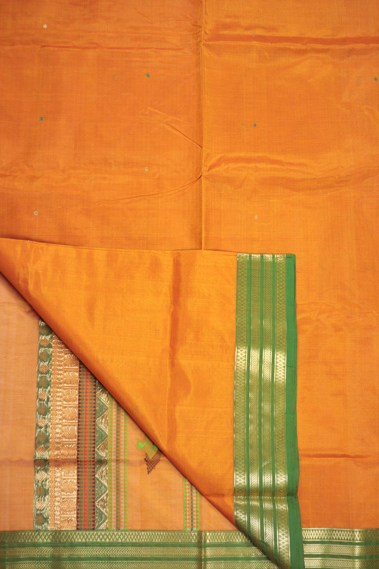 orange-peacock-cotton-silk-sarees-sc001995-c