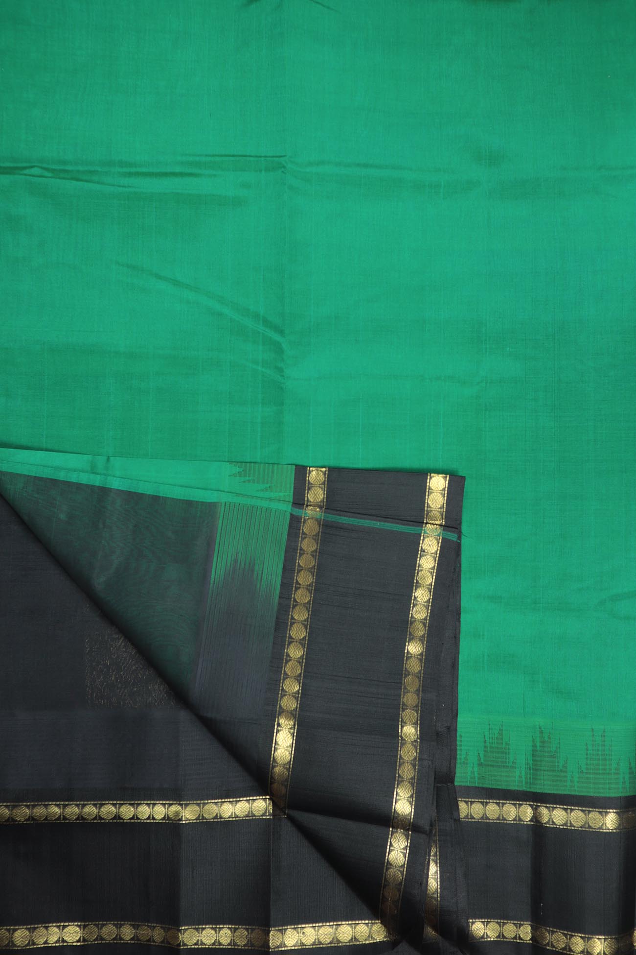 dark-green-temple-cotton-silk-sarees-sc002056-b