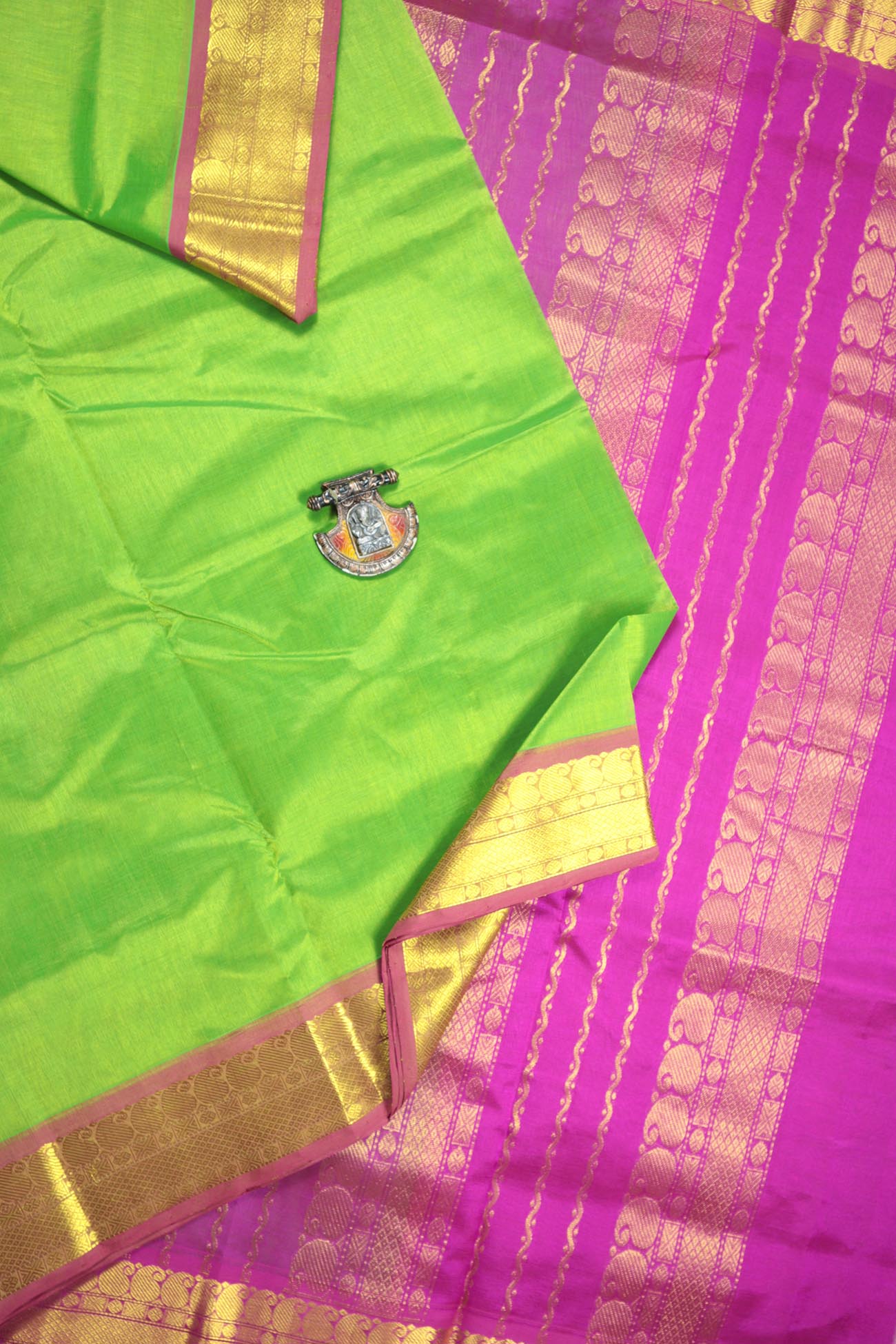 light-green-mango-cotton-silk-sarees-sc002099-a