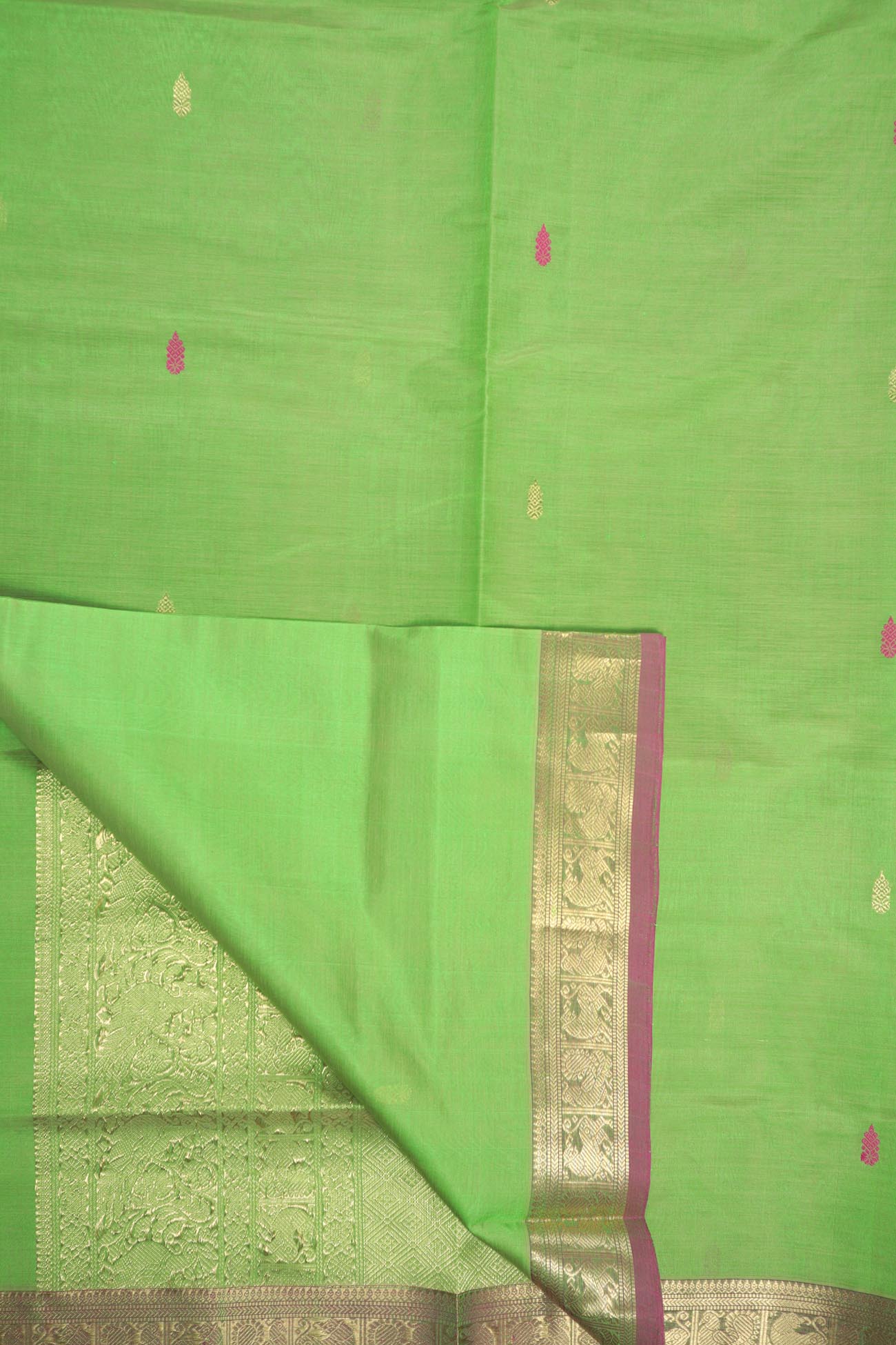 light-green-buttas-cotton-silk-sarees-sc002110-b