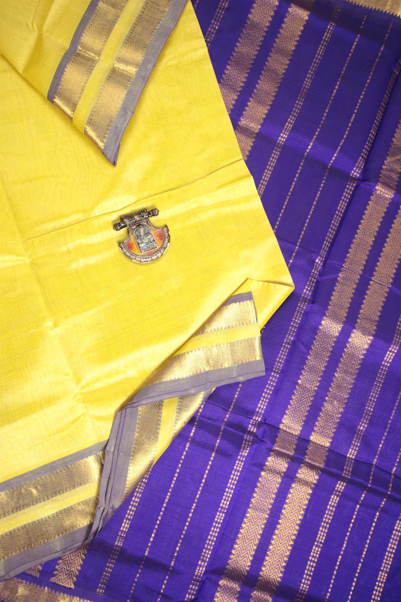 yellow-bavanji-border-cotton-silk-sarees-sc002221-a