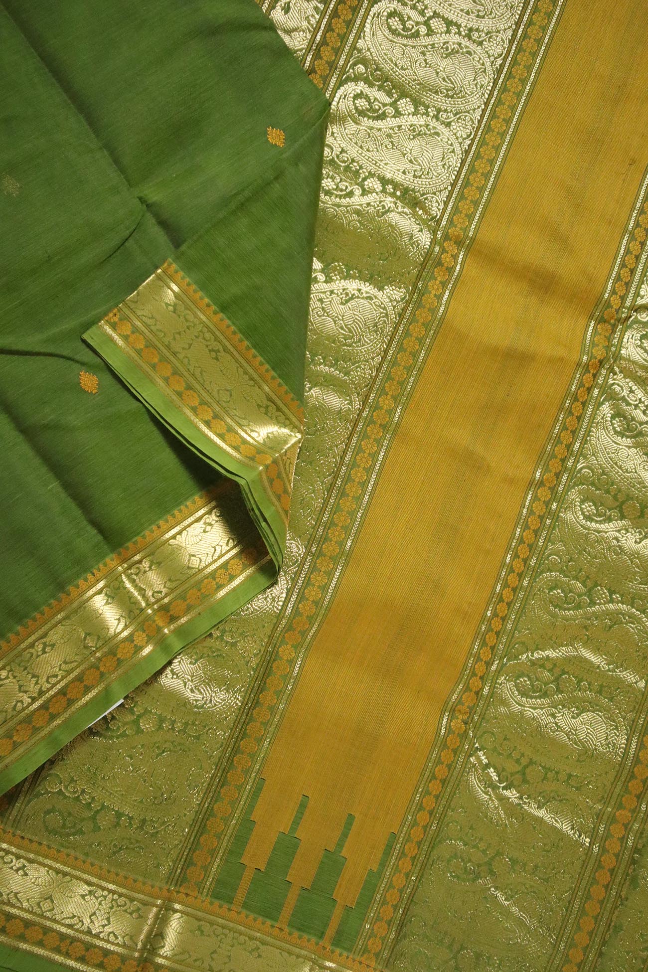 olive-drab-vanasingaram-cotton-silk-sarees-sc002375-b