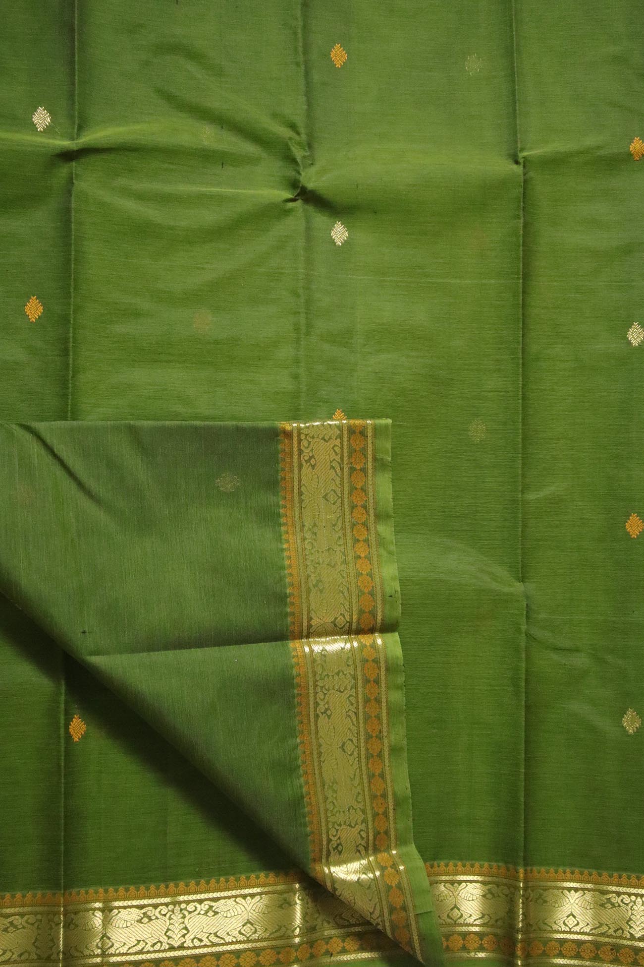 olive-drab-vanasingaram-cotton-silk-sarees-sc002375-c