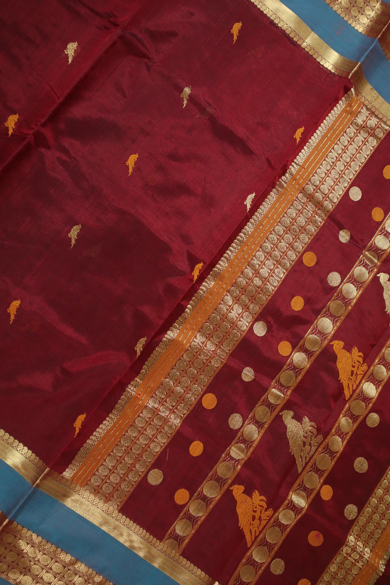 maroon-ruthratcham-cotton-silk-sarees-sc002387-b