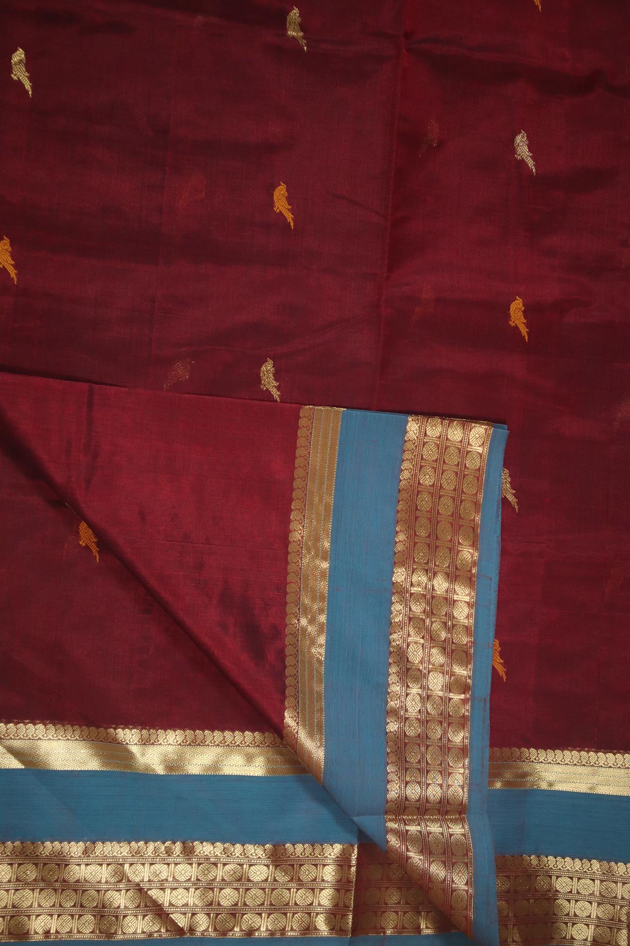 maroon-ruthratcham-cotton-silk-sarees-sc002387-c