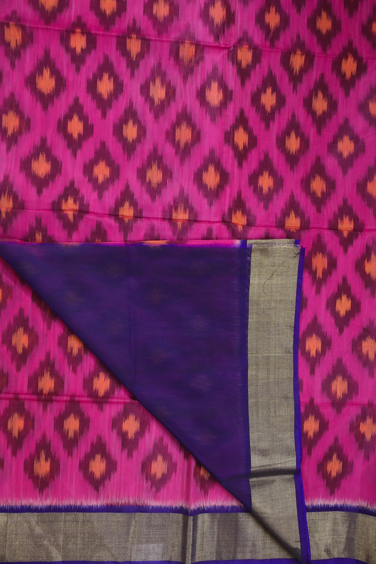 pink-ikat-cotton-silk-sarees-sc002517-d