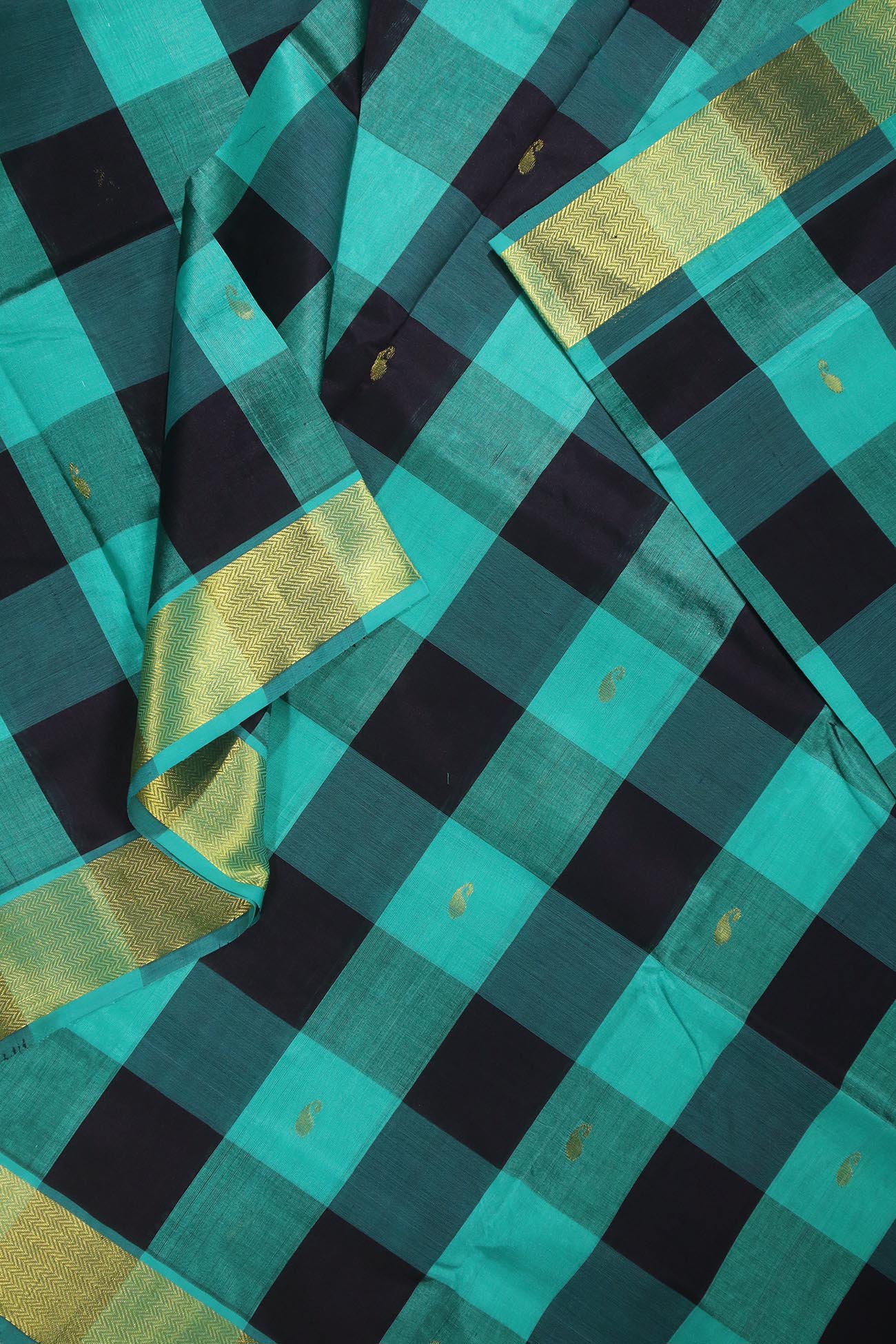 turquoise-bavanji-border-cotton-silk-sarees-sc002674-d