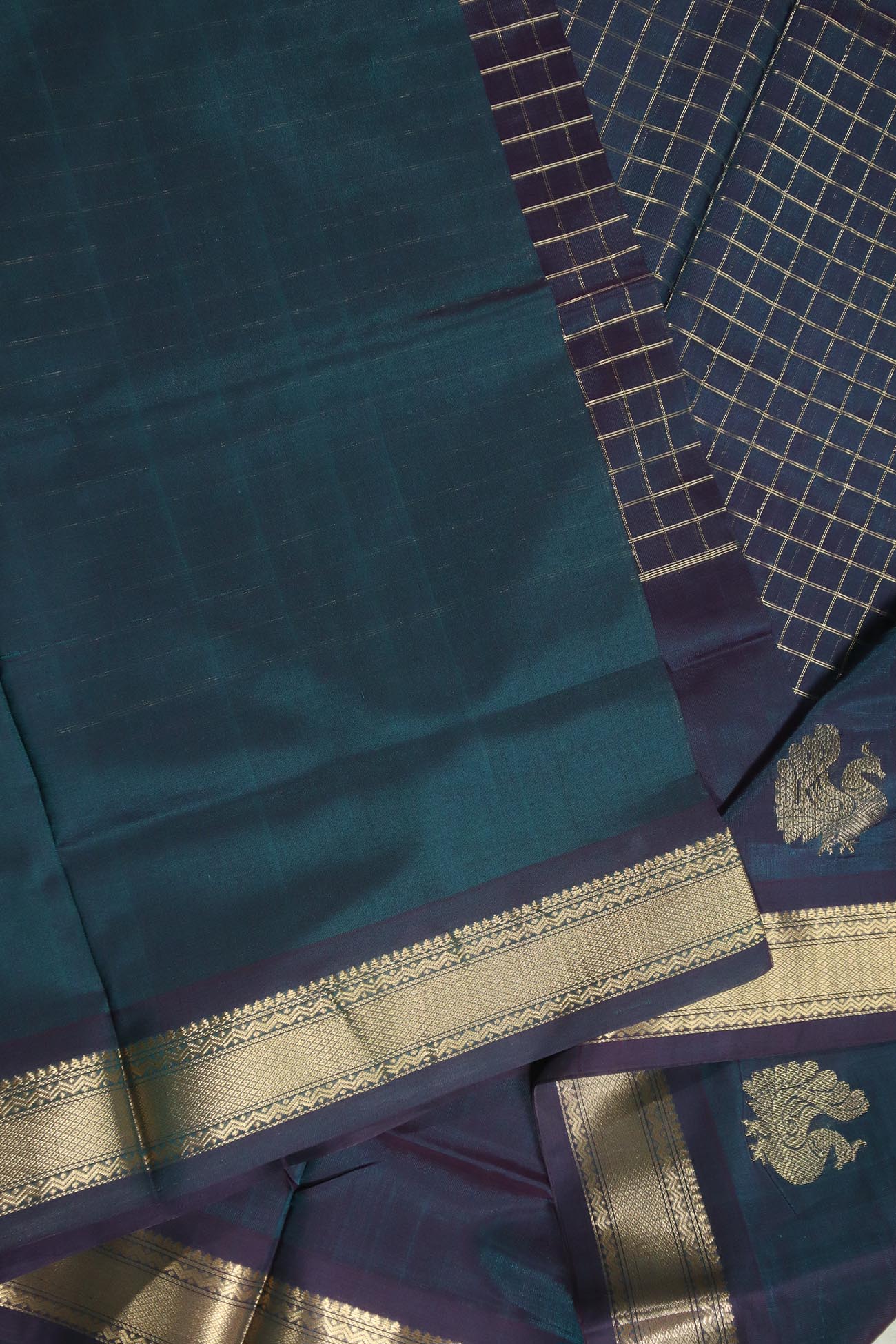 dark-cyan-peacock-cotton-silk-sarees-sc002707-f