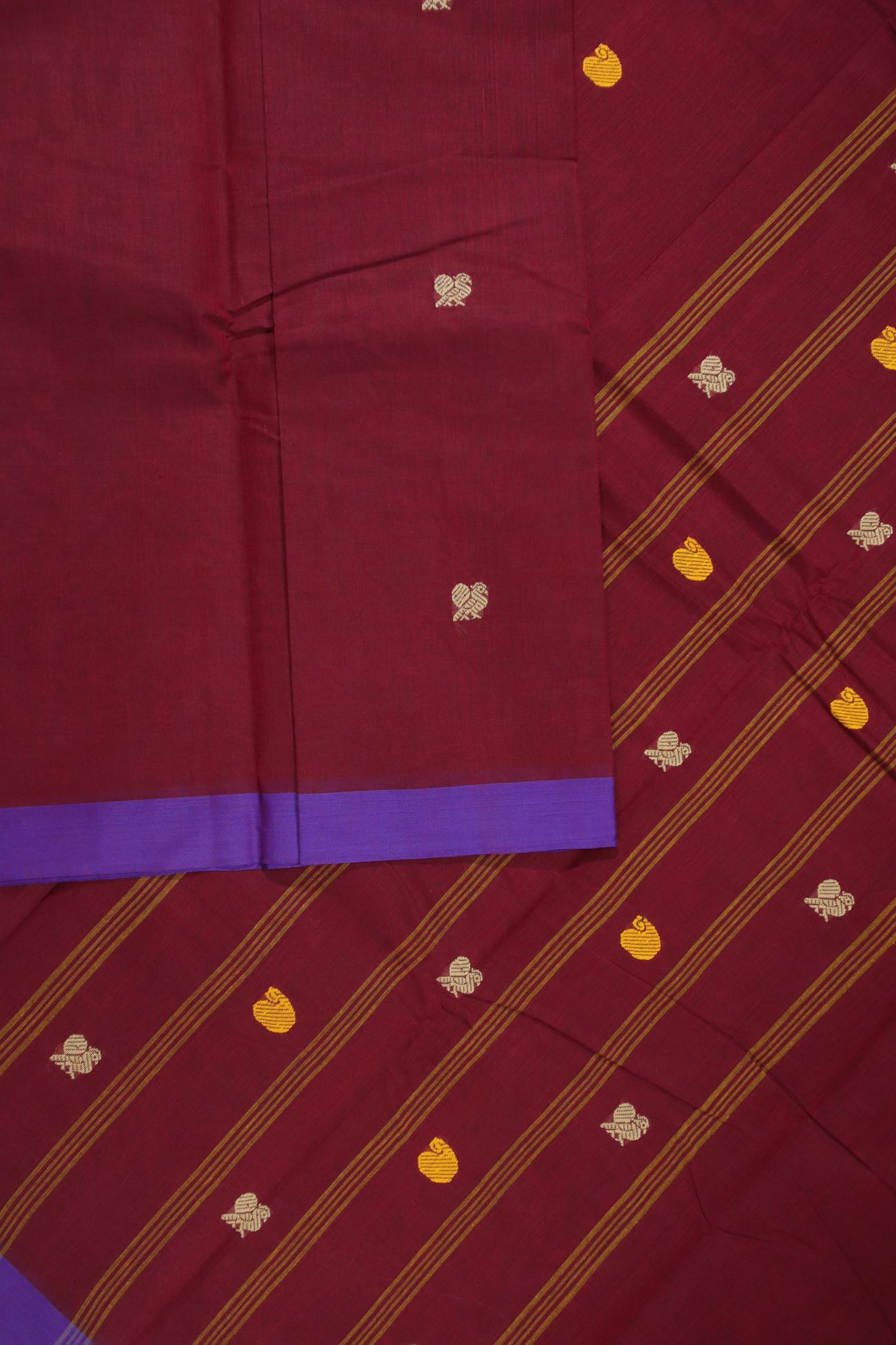 maroon-peacock-kanchi-cotton-sarees-uu005056-b