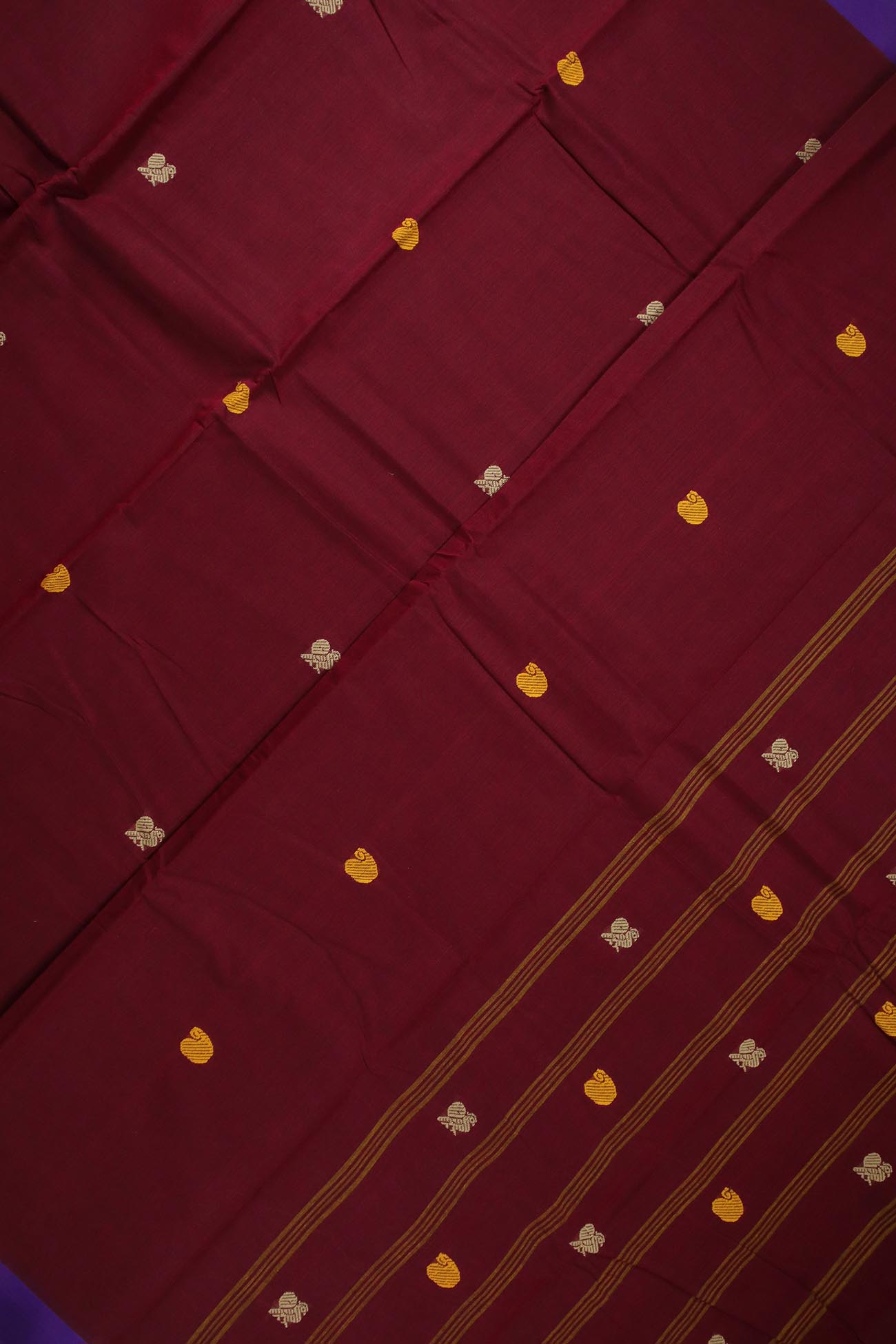 maroon-peacock-kanchi-cotton-sarees-uu005056-c