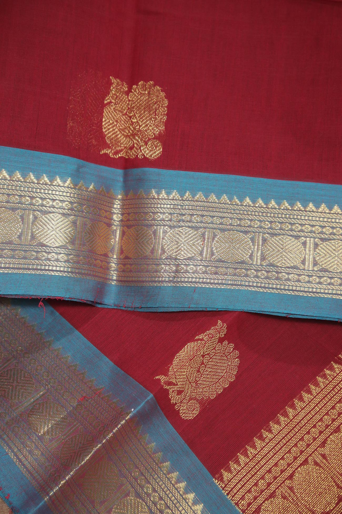 dark-red-ruthratcham-kanchi-cotton-sarees-uu005162-b