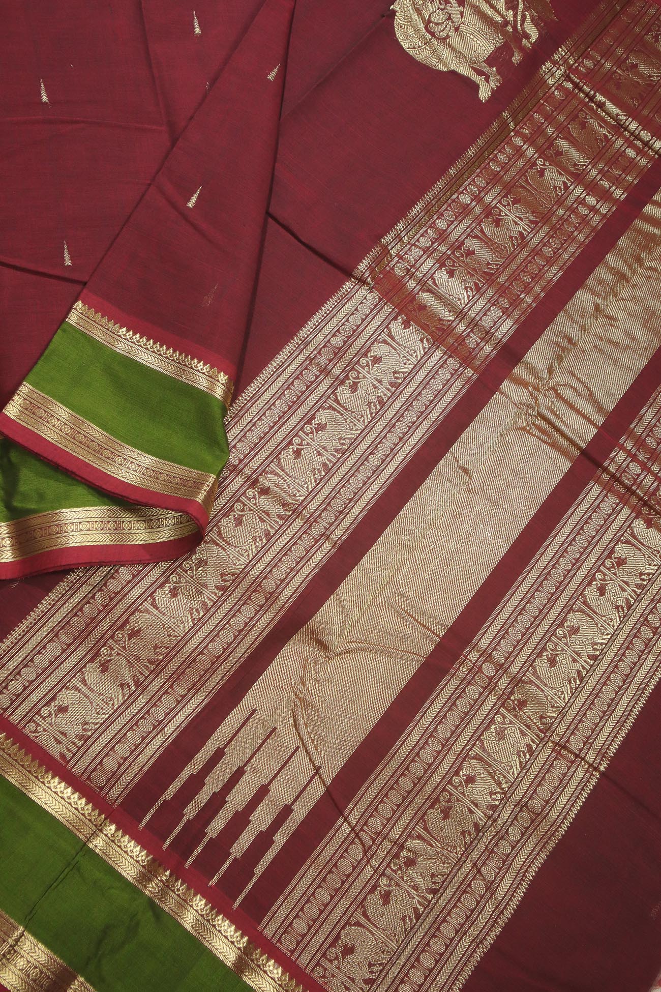 maroon-rain-drops-mallimokku-kanchi-cotton-sarees-uu005178-f