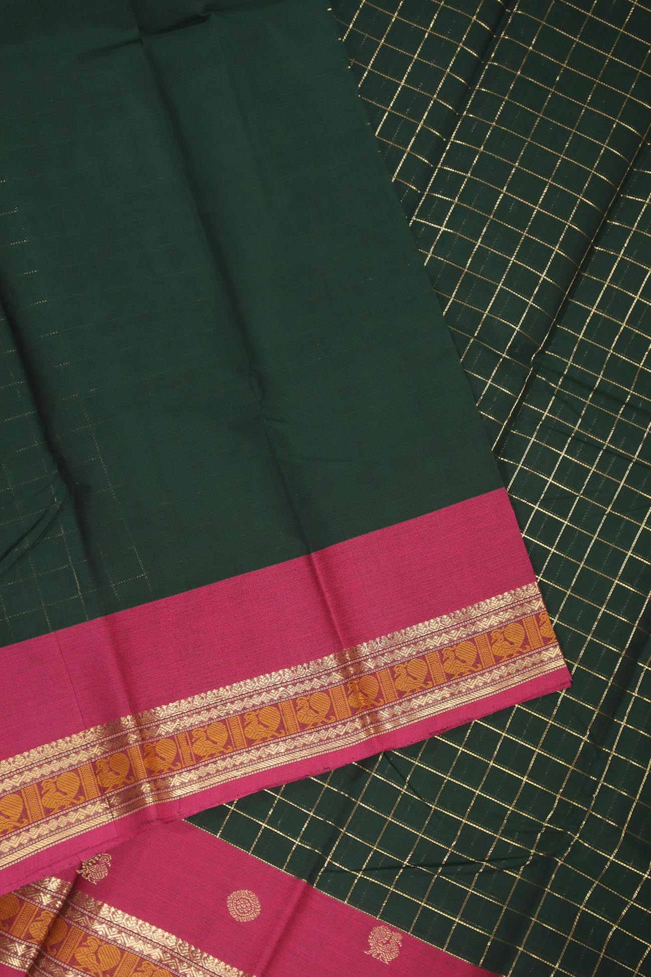 dark-green-peacock-kanchi-cotton-sarees-uu005190-f