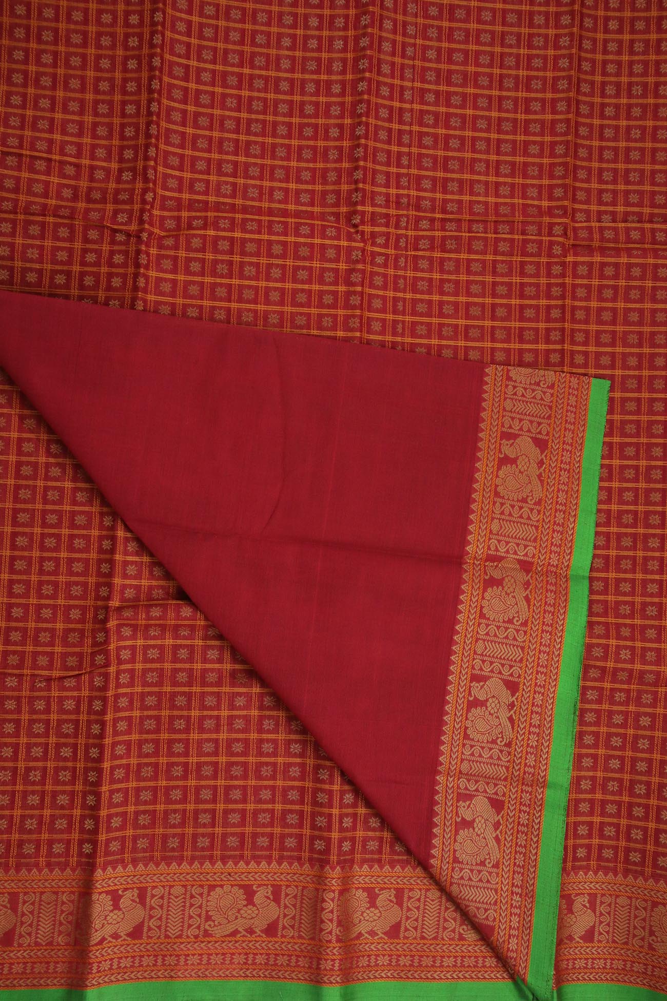 red-twenty-thousand-butta-kanchi-cotton-sarees-uu005291-d