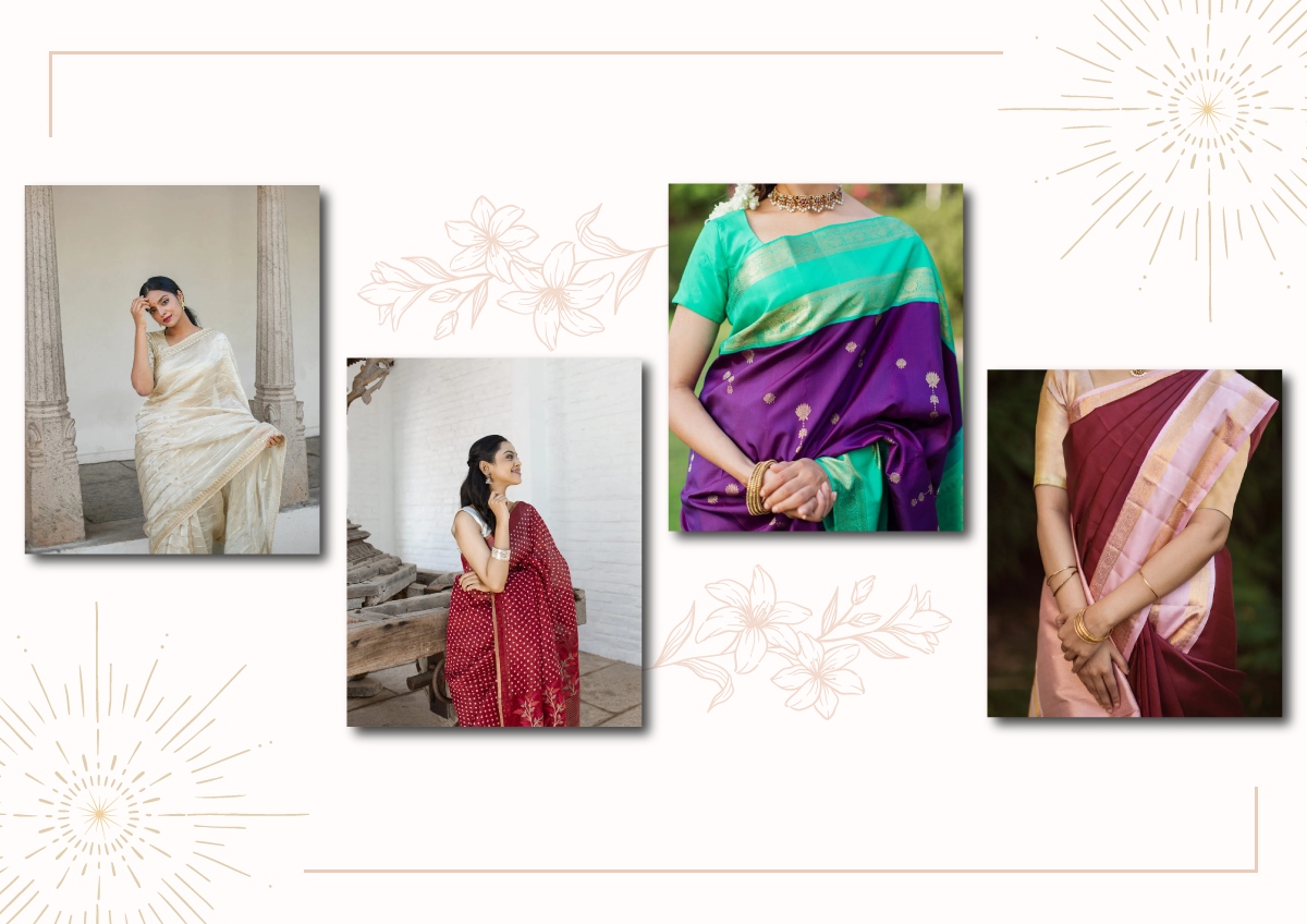 How To Choose The Perfect Saree According To Your Body Shape - Gia Desginer